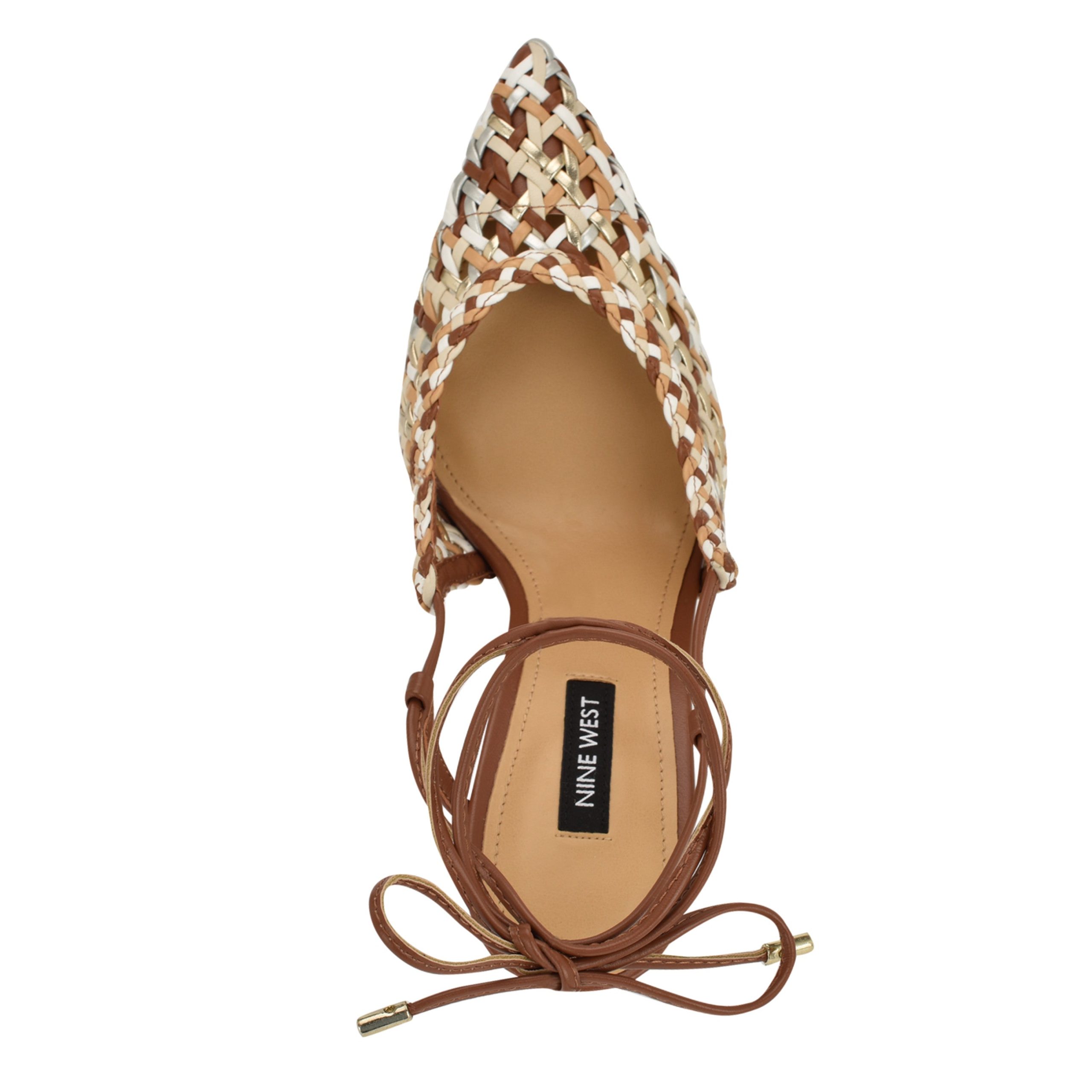 Fessla Woven Ankle Wrap Pumps - Image 6