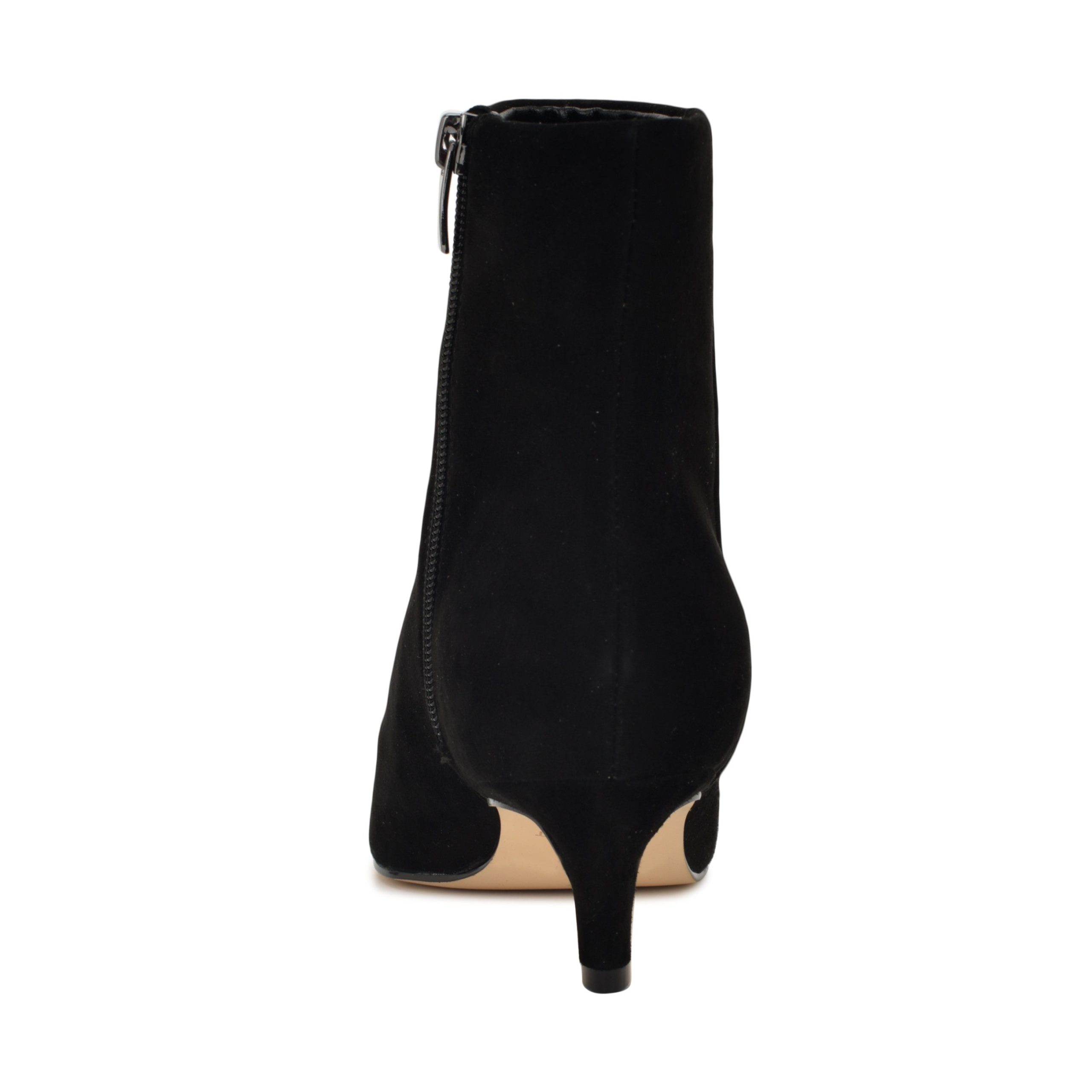 Brite Kitten Heel Ankle Leather Booties - Image 4