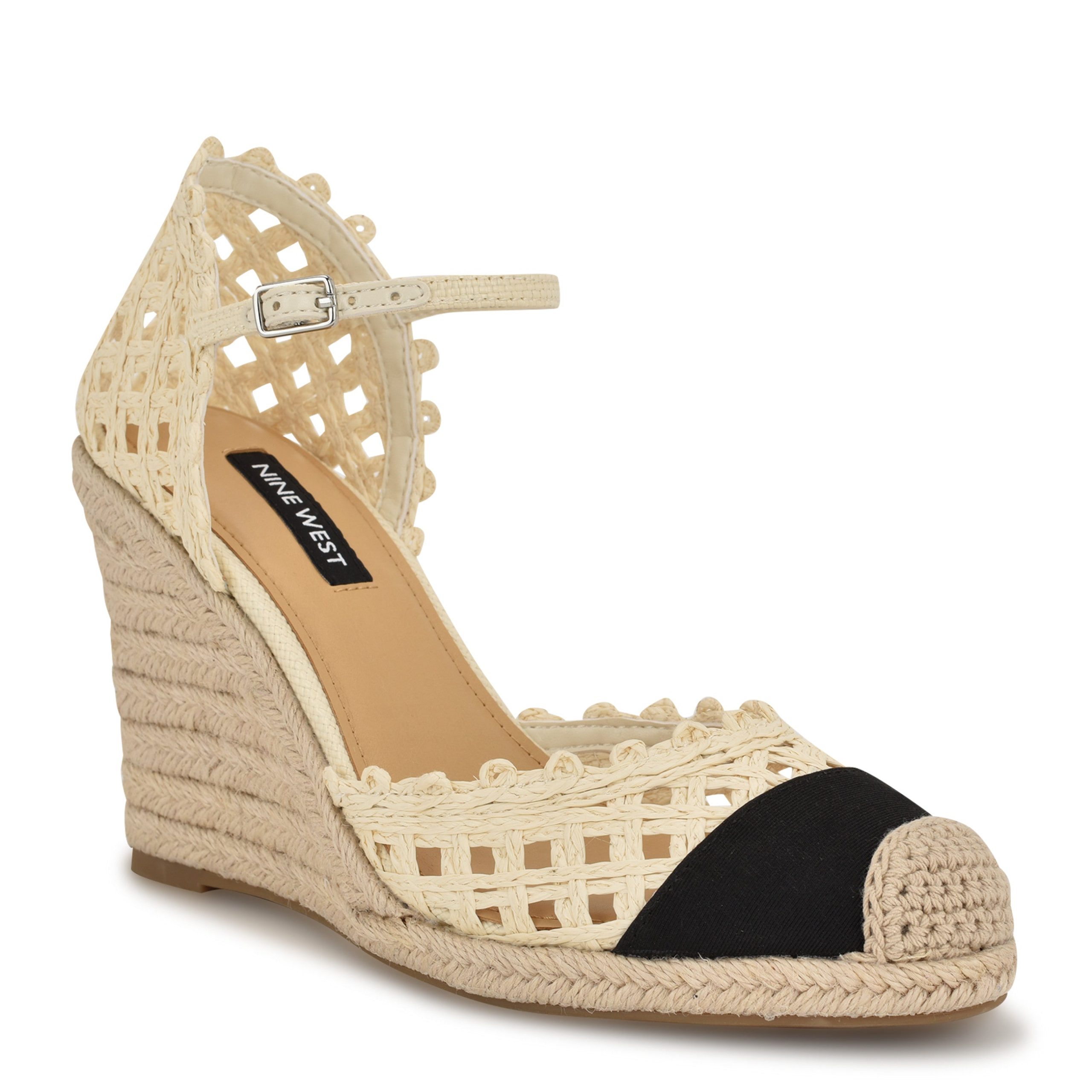 Mckinly Cap Toe Espadrille Wedges - Image 2