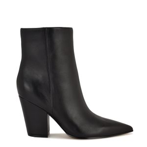 Ariza Ankle Leather Booties