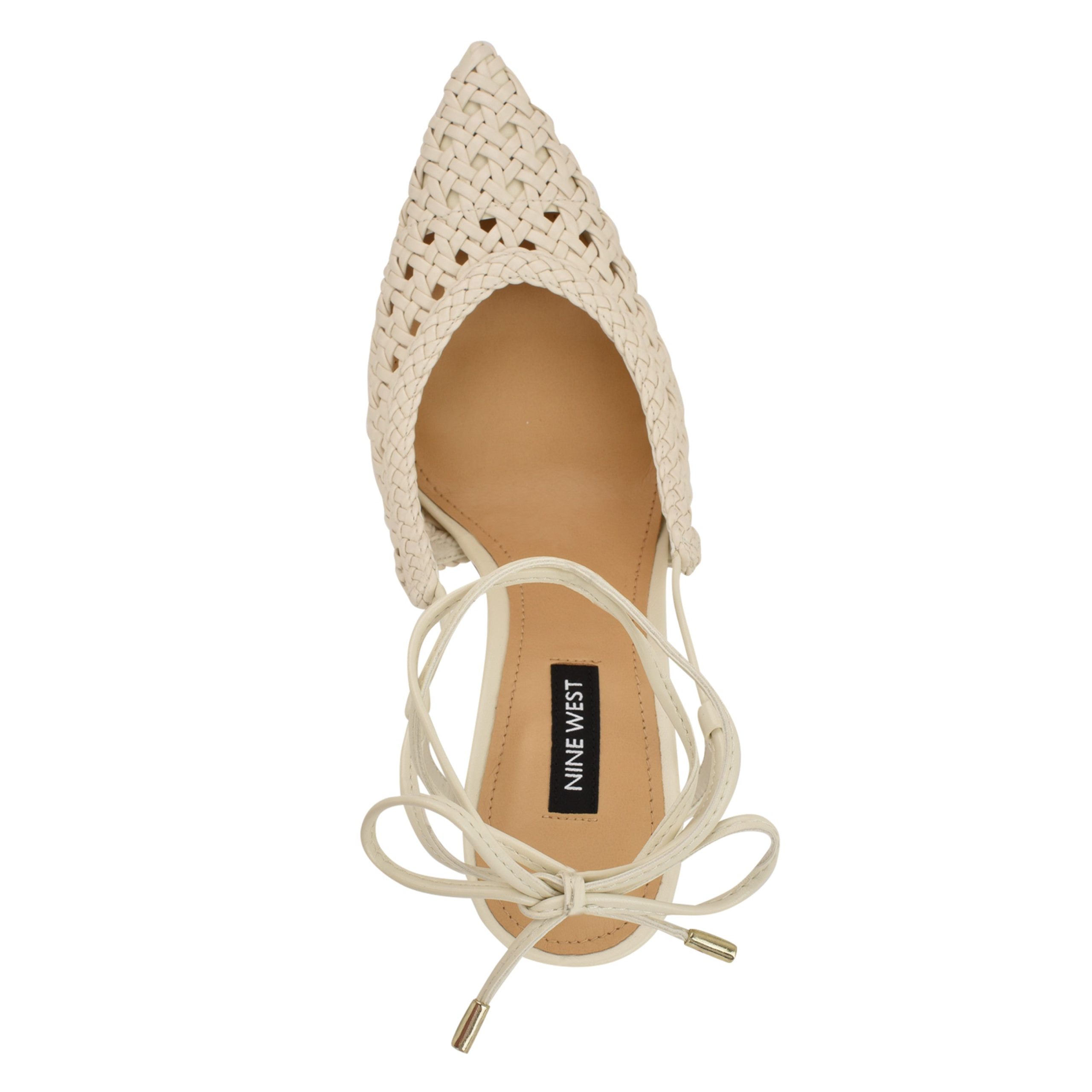 Fessla Woven Ankle Wrap Pumps - Image 6