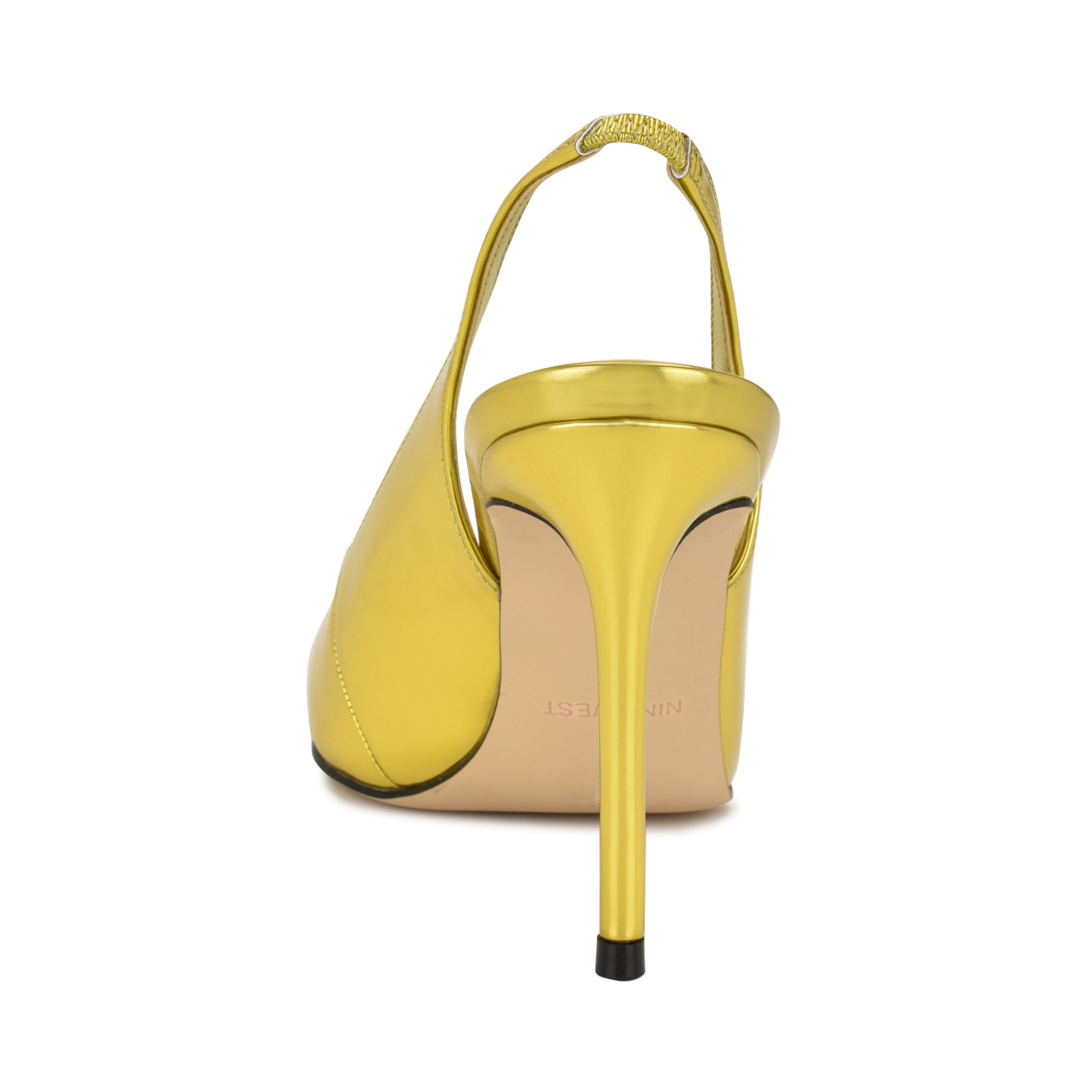 Feather Pointy Toe Slingback Pumps - Image 4