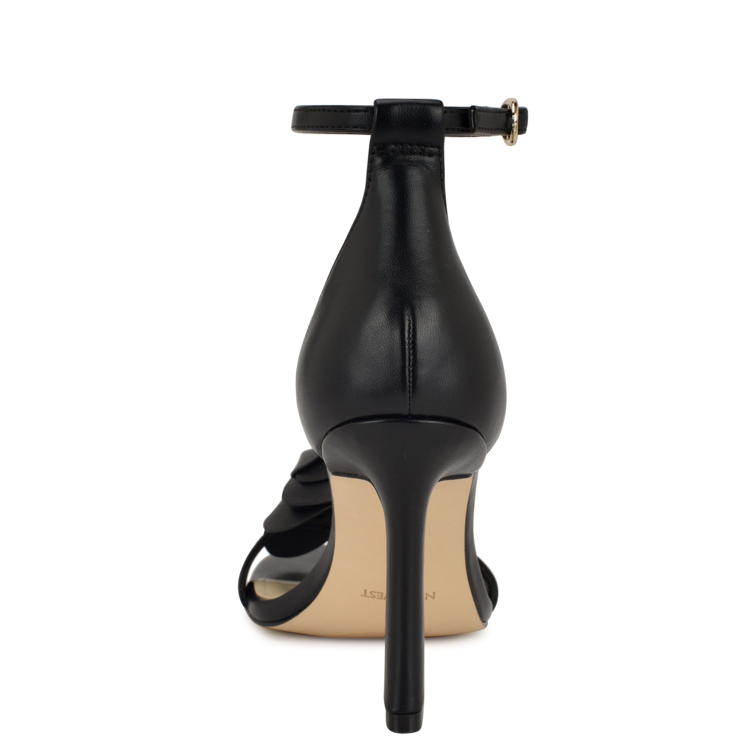 Kharm Rosette Ankle Strap Sandals - Image 4