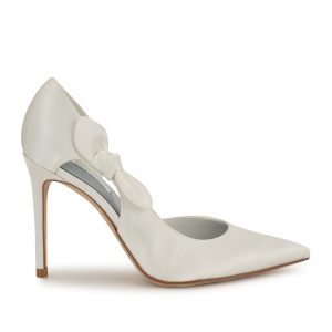 Fhalon Bow d'Orsay Pointy Toe Pumps