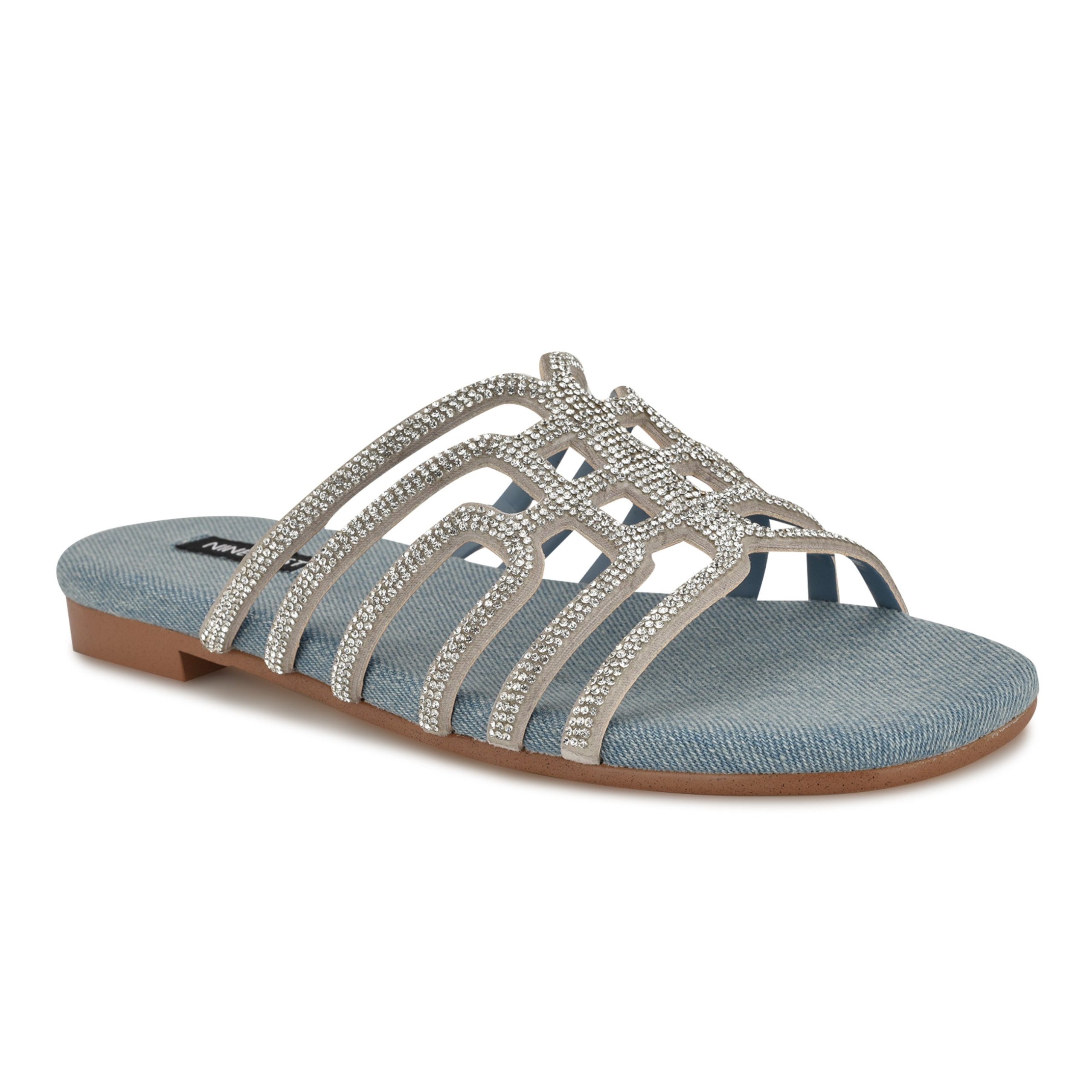 Timy Embellished Flat Sandals - Image 2