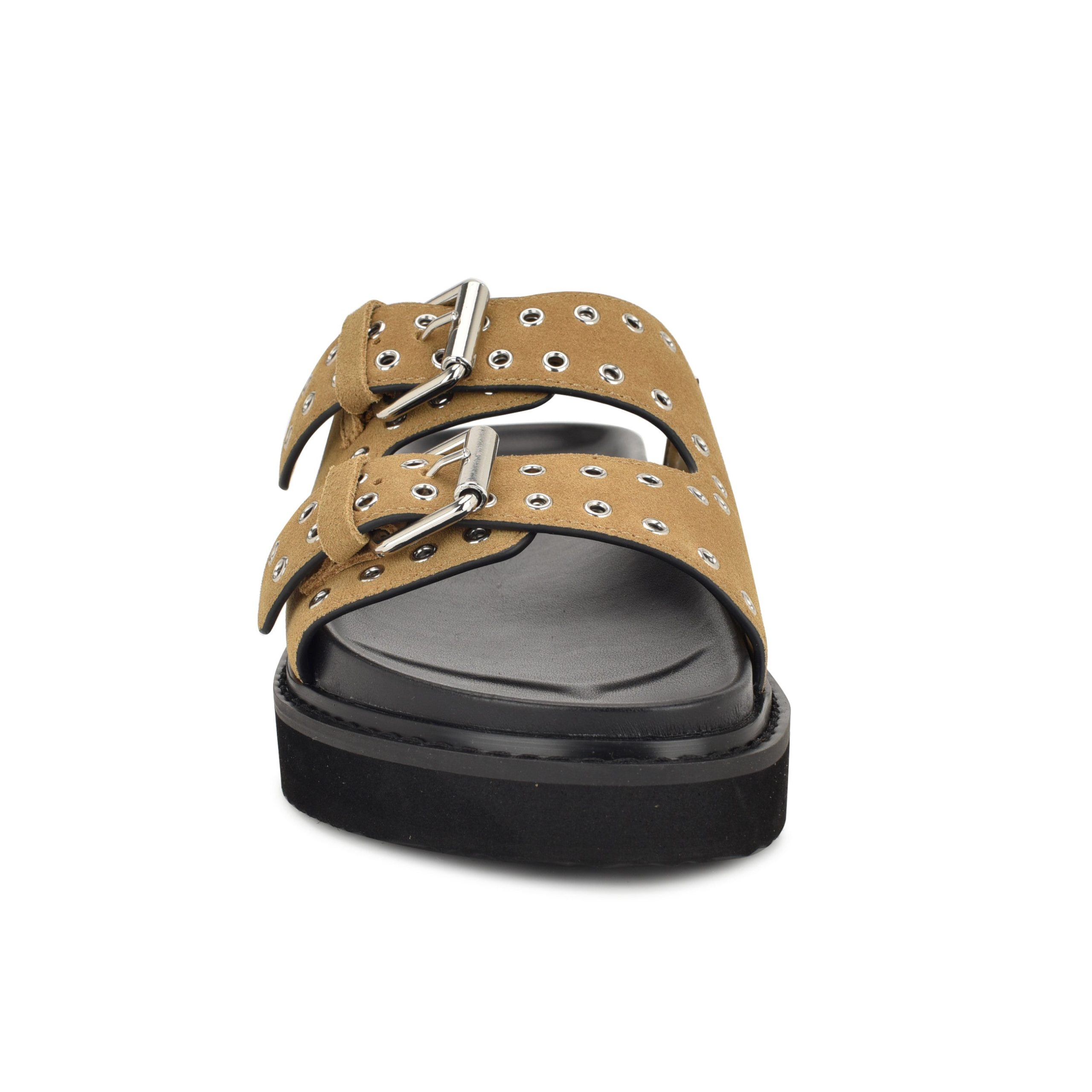 Eleny Buckle Slide Sandals - Image 3