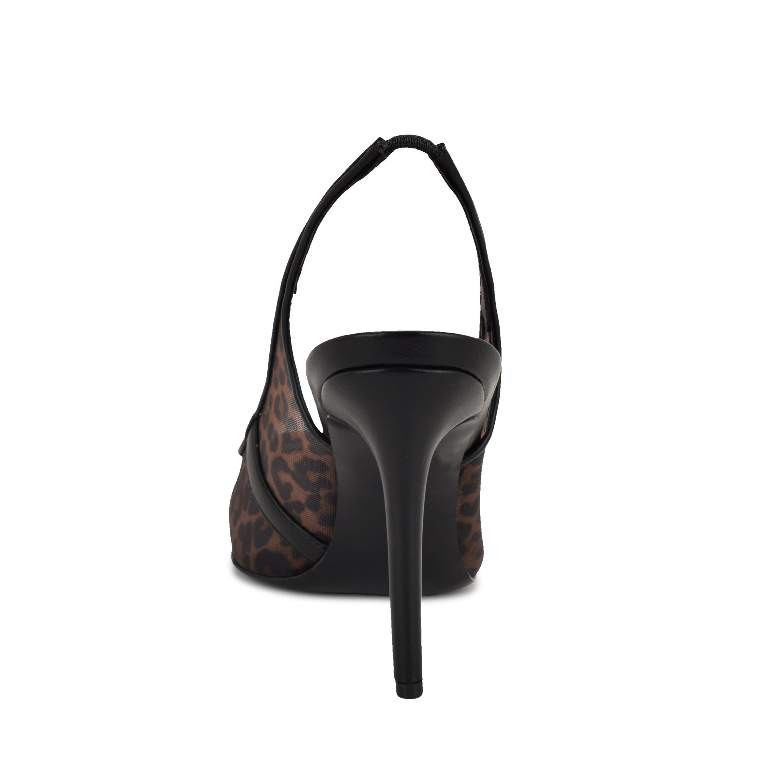 Feather Pointy Toe Slingback Pumps - Image 4