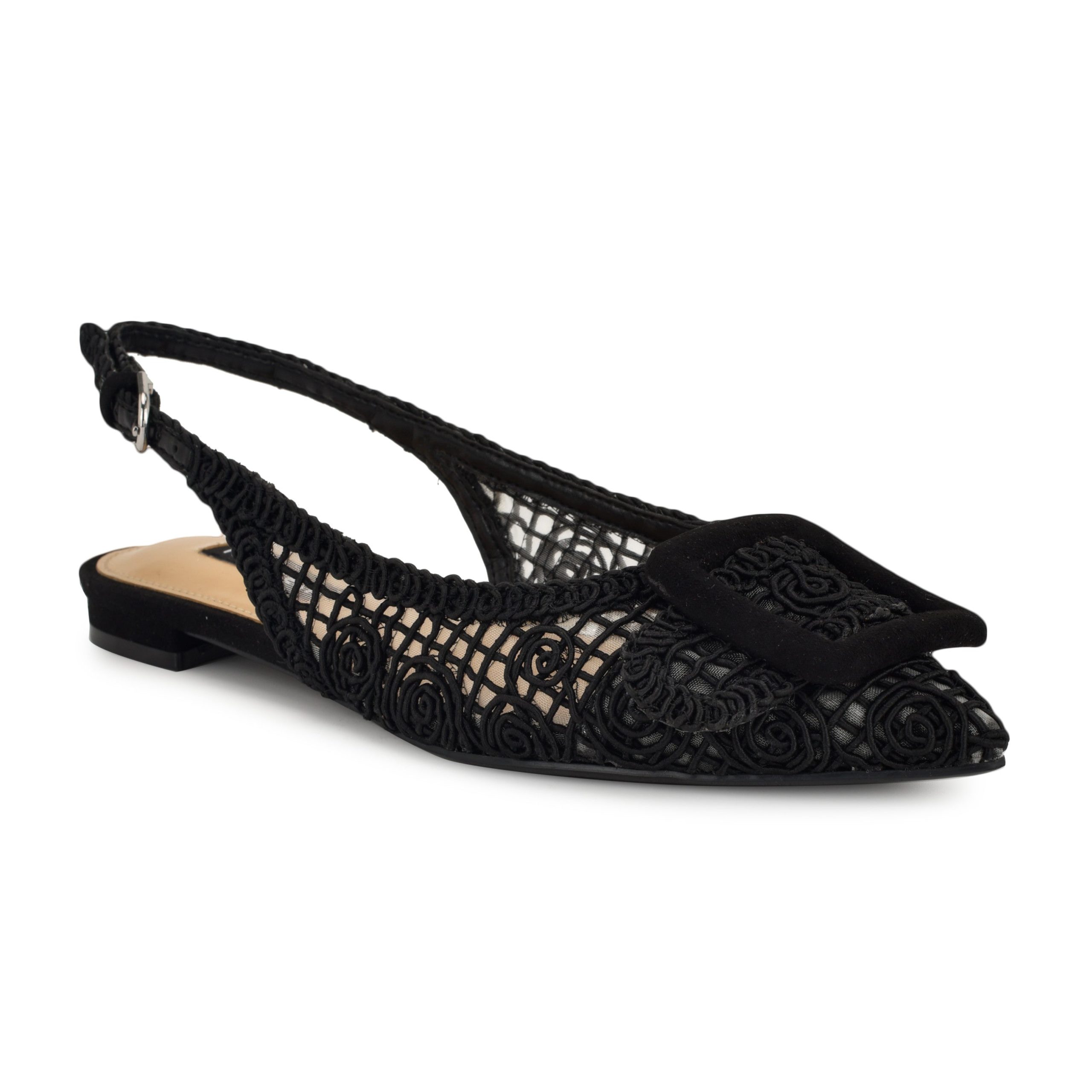 Jasser Woven Slingback Flats - Image 2