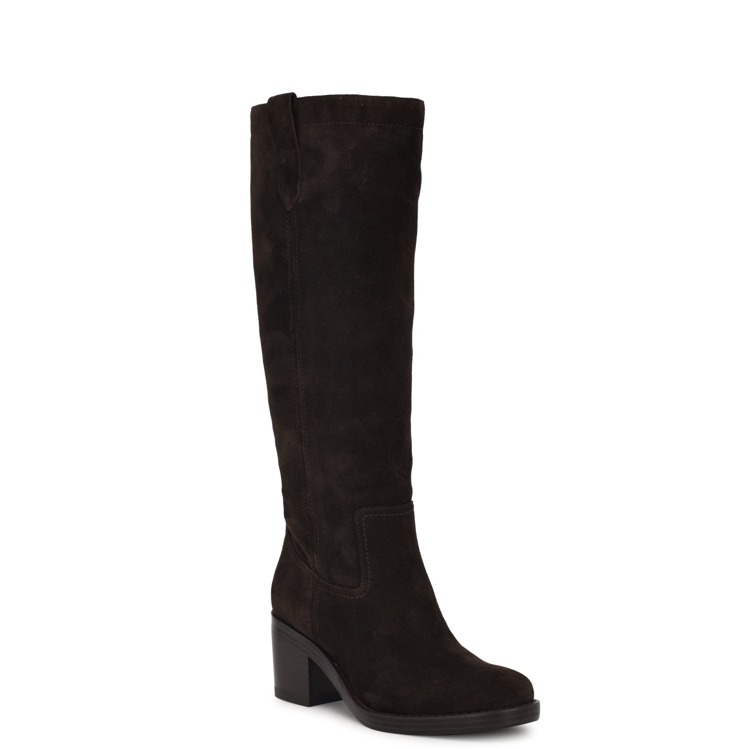 Hecee Block Heel Tailored Leather Boots - Image 2