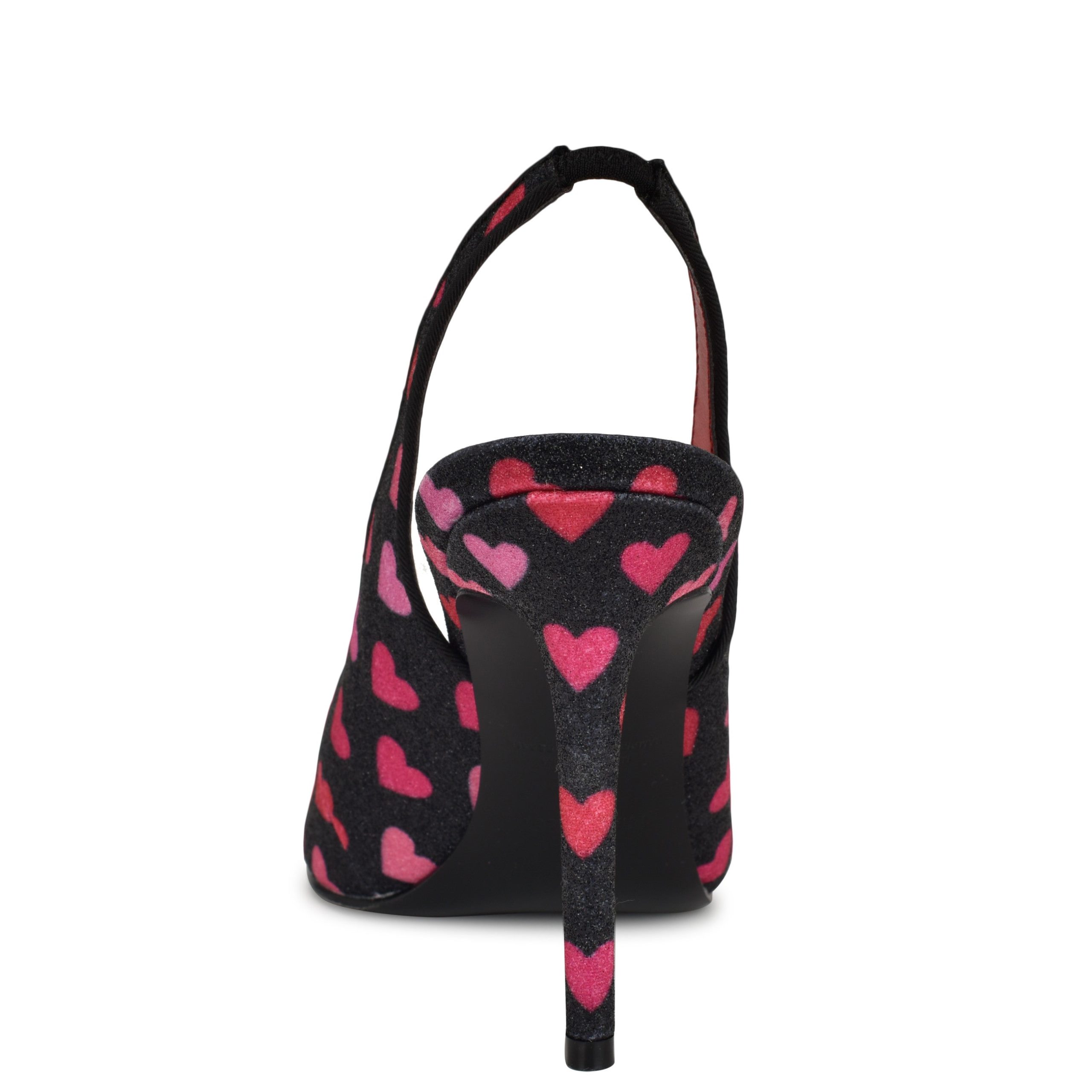 Feather Pointy Toe Slingback Pumps - Image 4