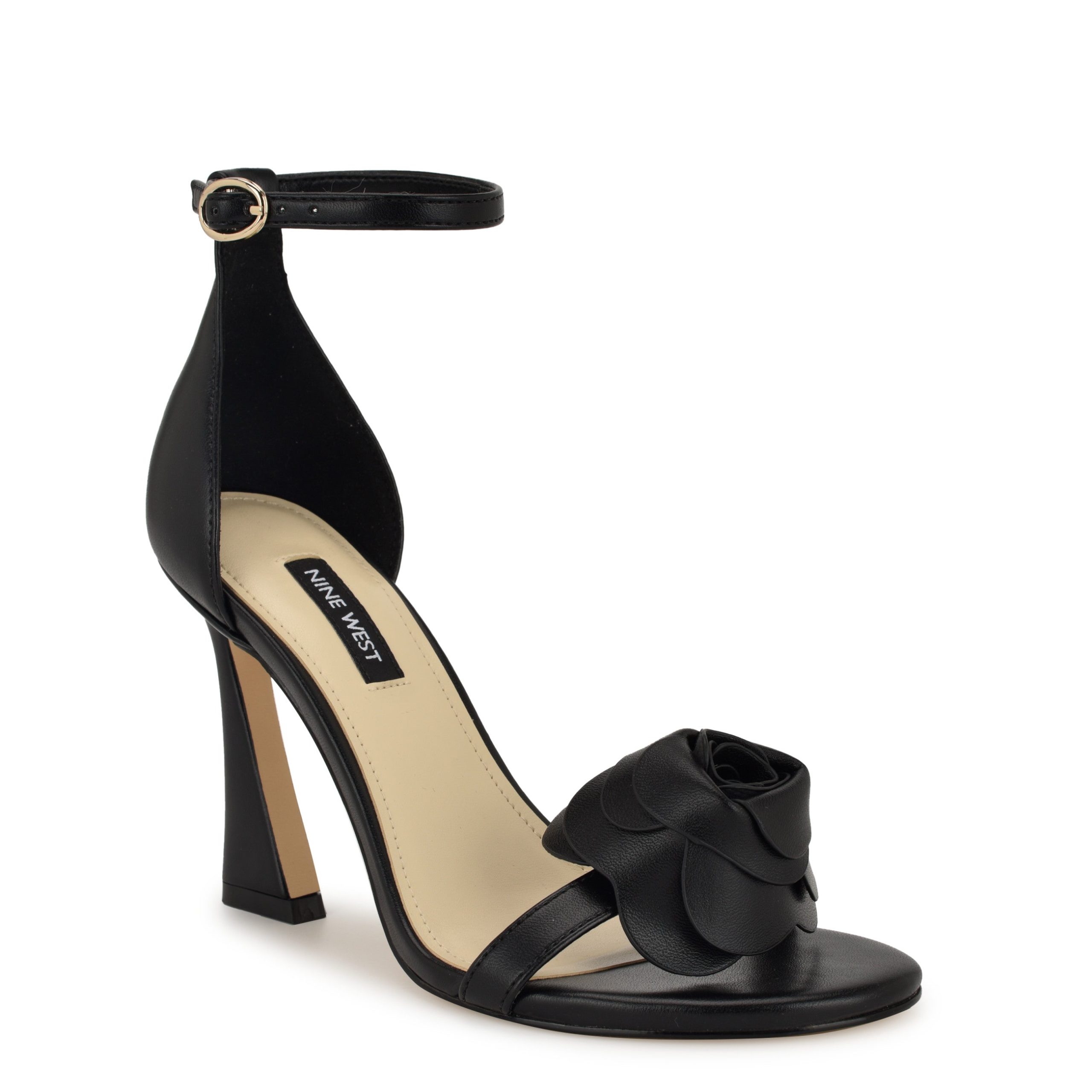 Kharm Rosette Ankle Strap Sandals - Image 2