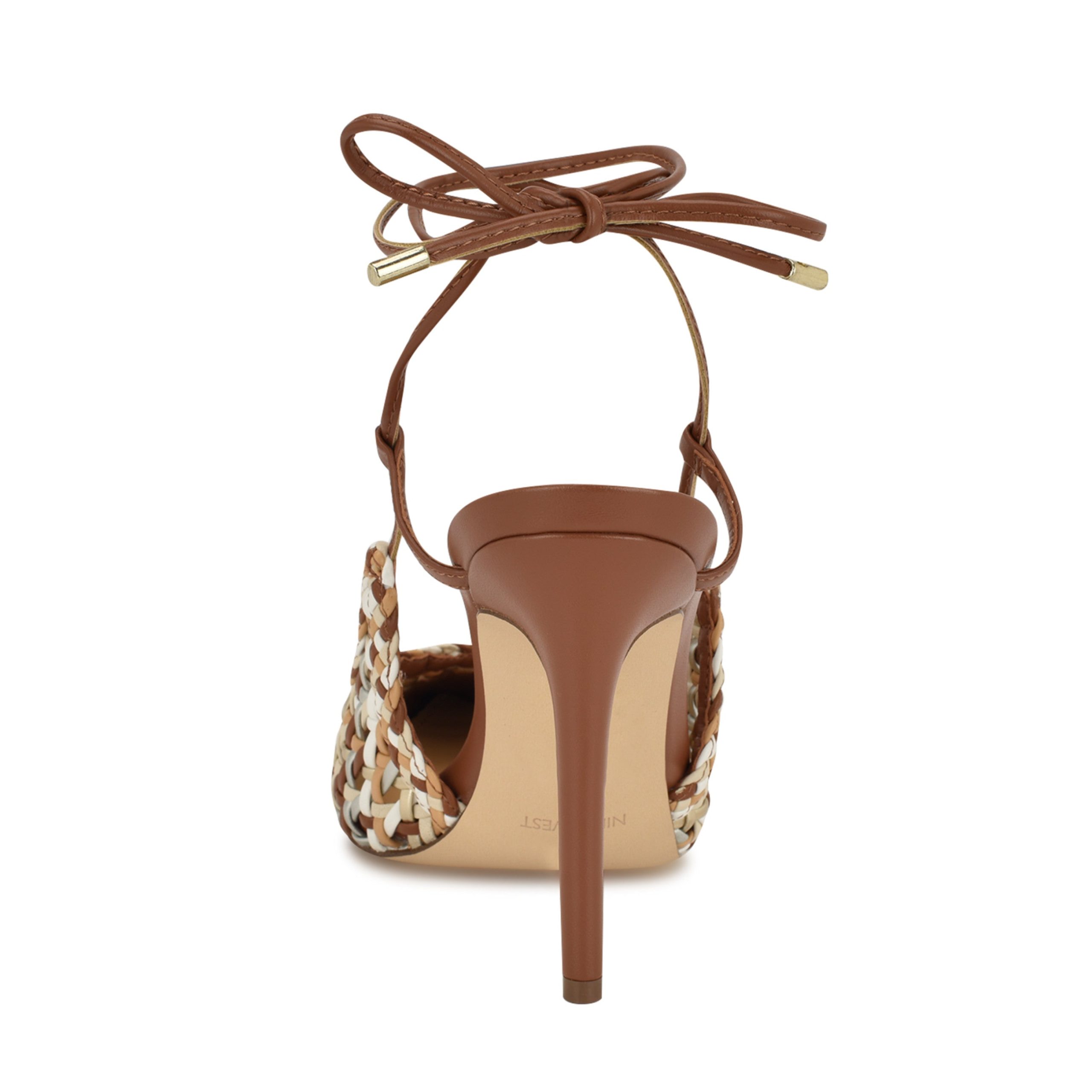 Fessla Woven Ankle Wrap Pumps - Image 4