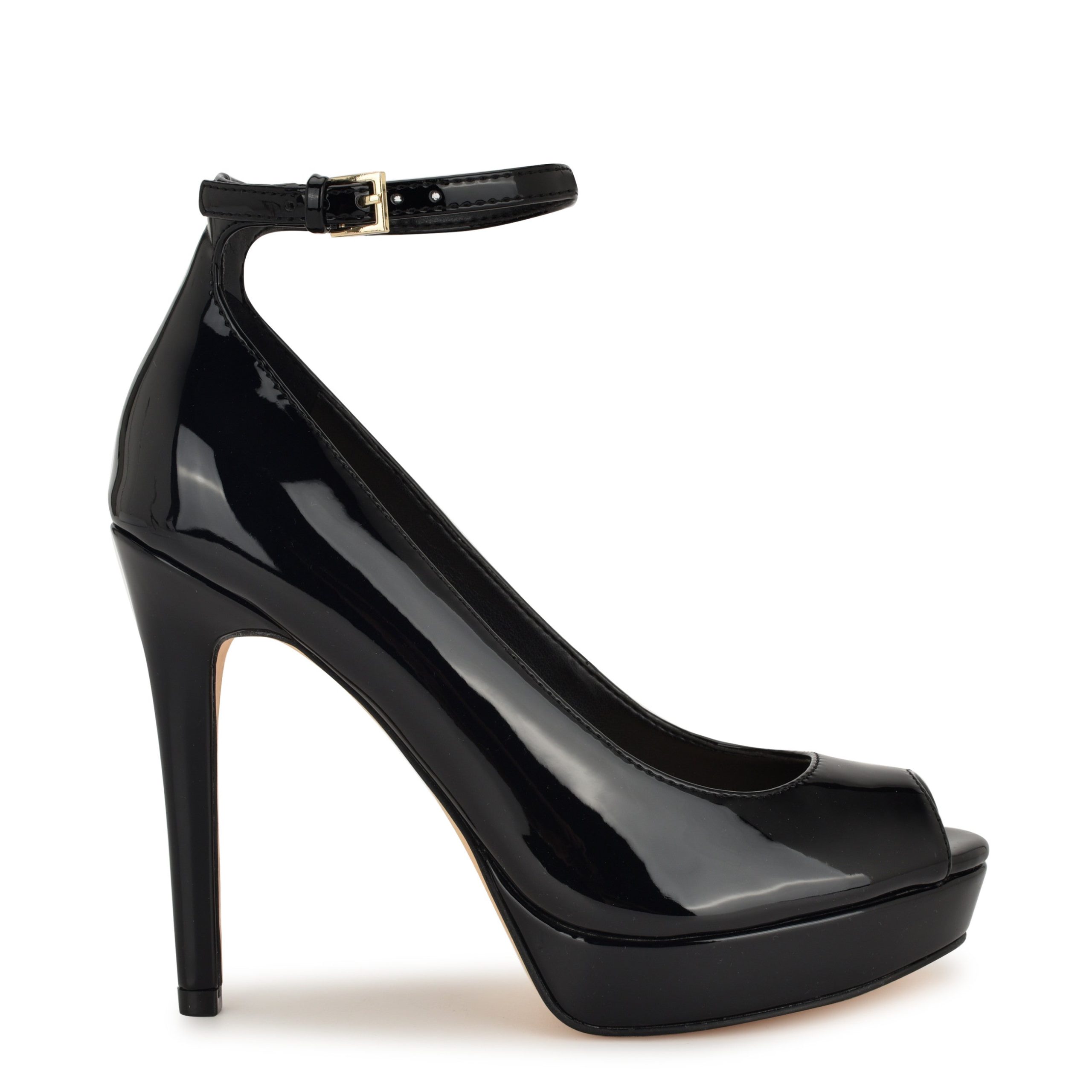 Hinko Peep Toe Platform Pumps