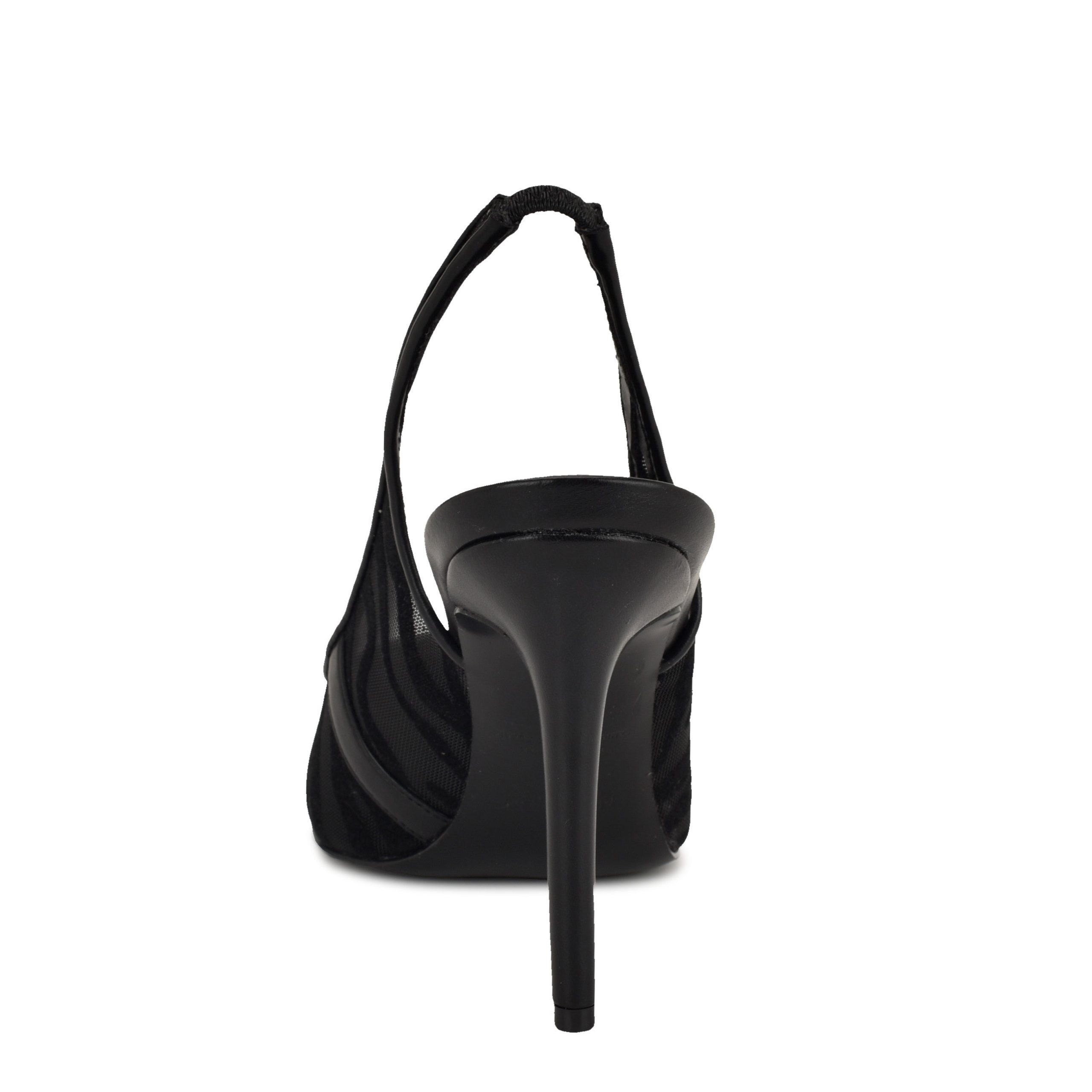 Feather Pointy Toe Slingback Pumps - Image 4