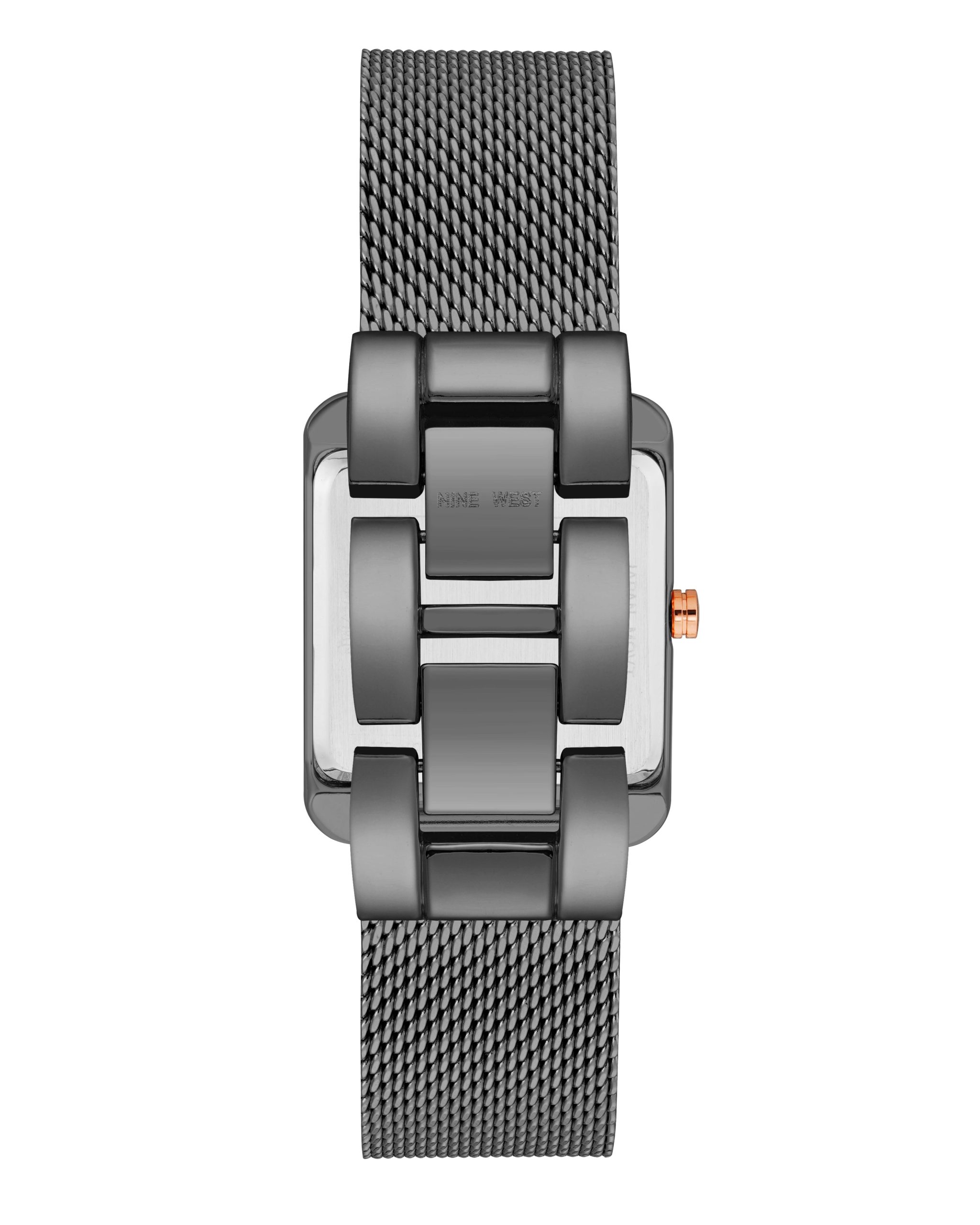 Rectangular Case Mesh Bracelet Watch - Image 3
