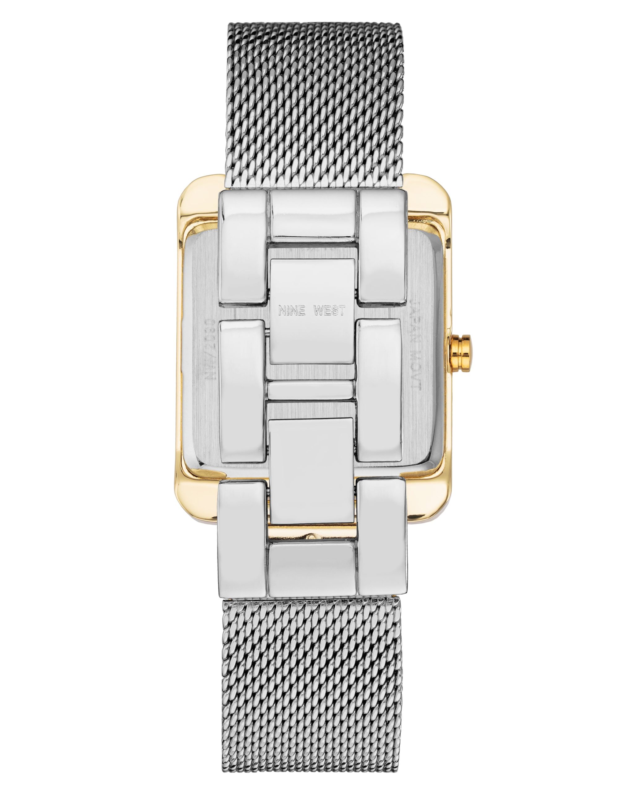 Rectangular Case Mesh Bracelet Watch - Image 3