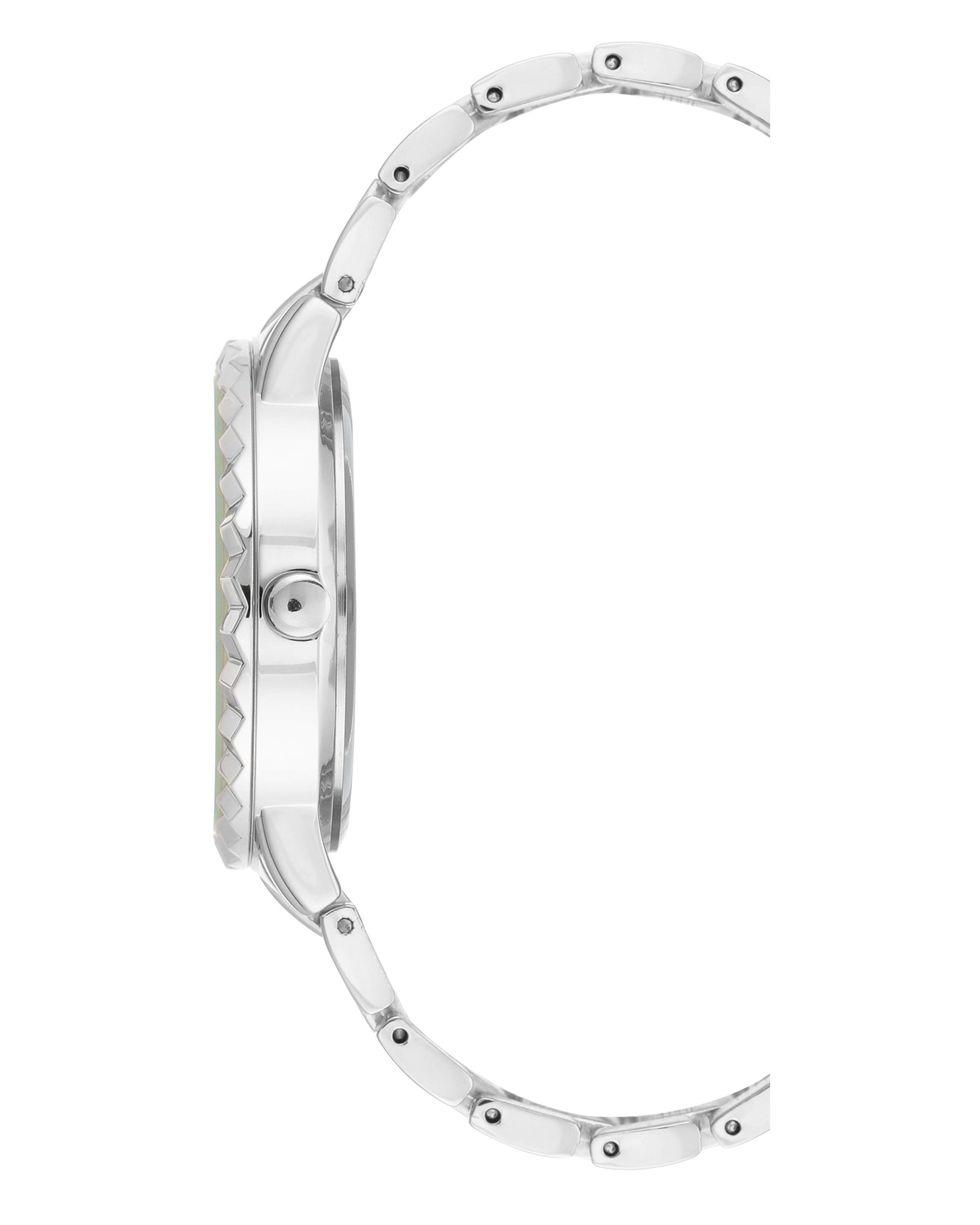 Textured Bezel Bracelet Watch - Image 2