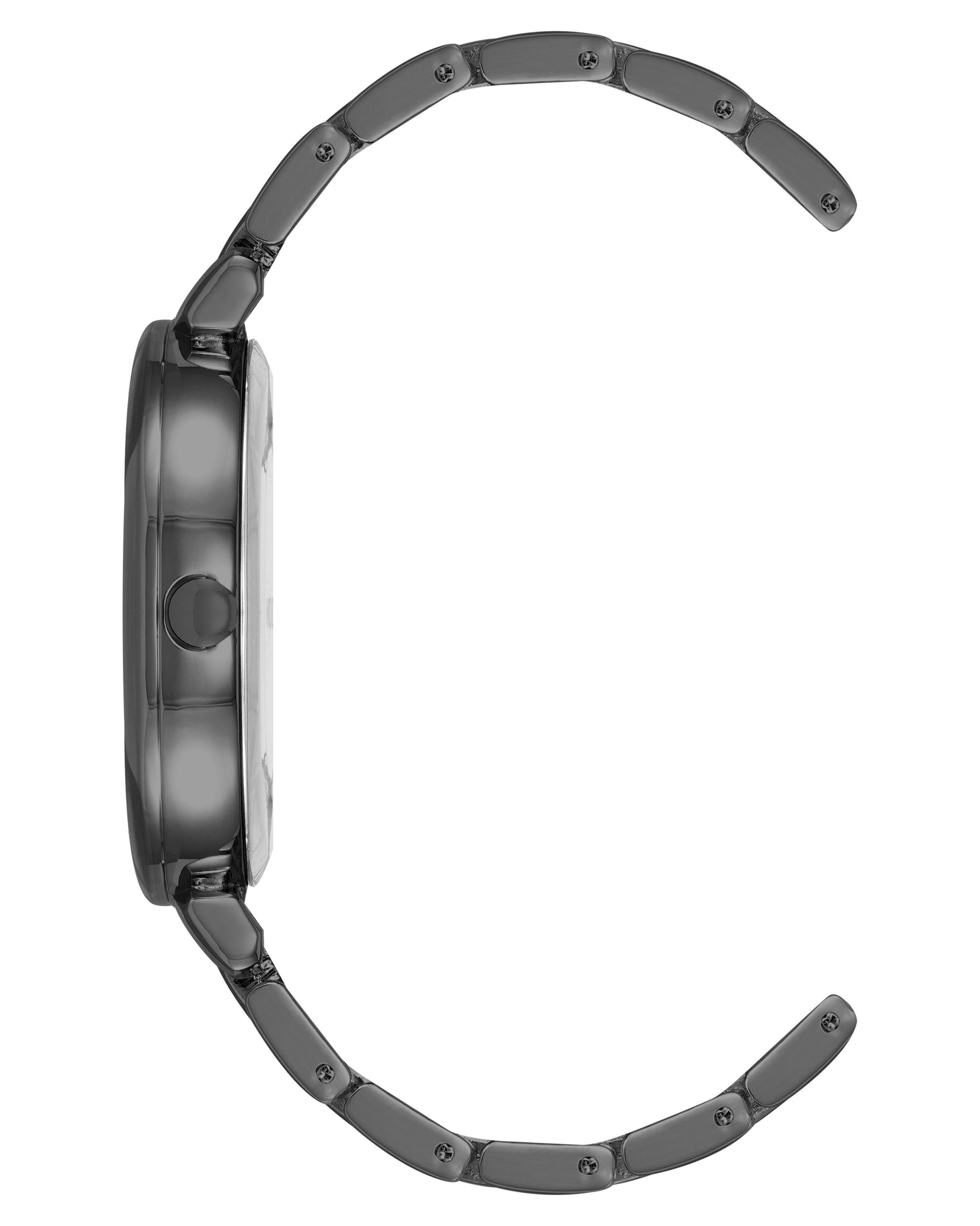 Textured Floral Dial Bracelet Watch - Image 3