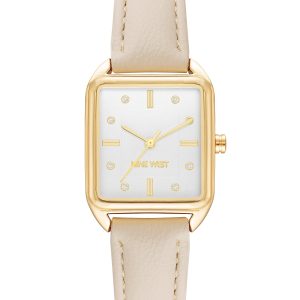 Rectangular Case Strap Watch