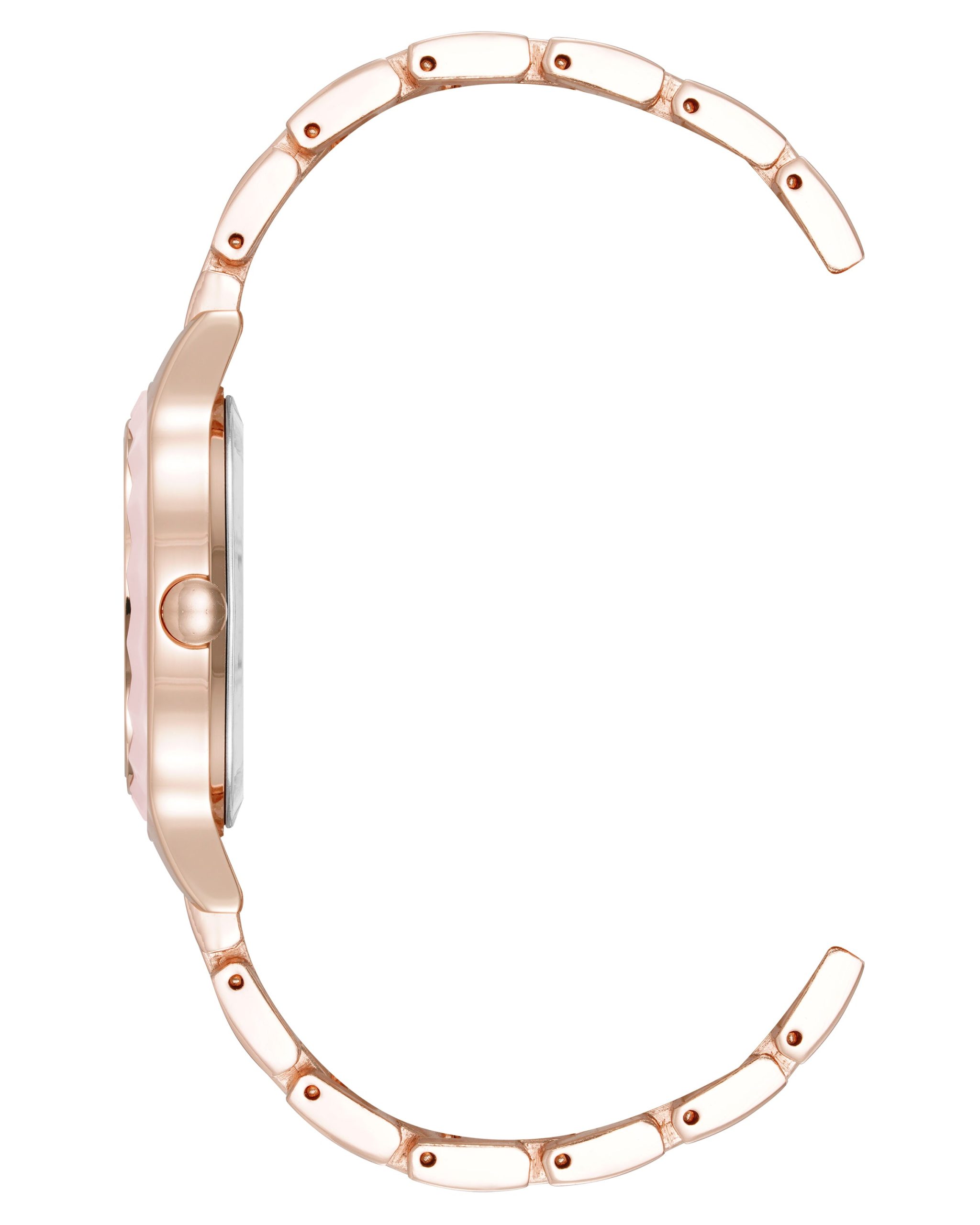 Textured Bezel Bracelet Watch - Image 3