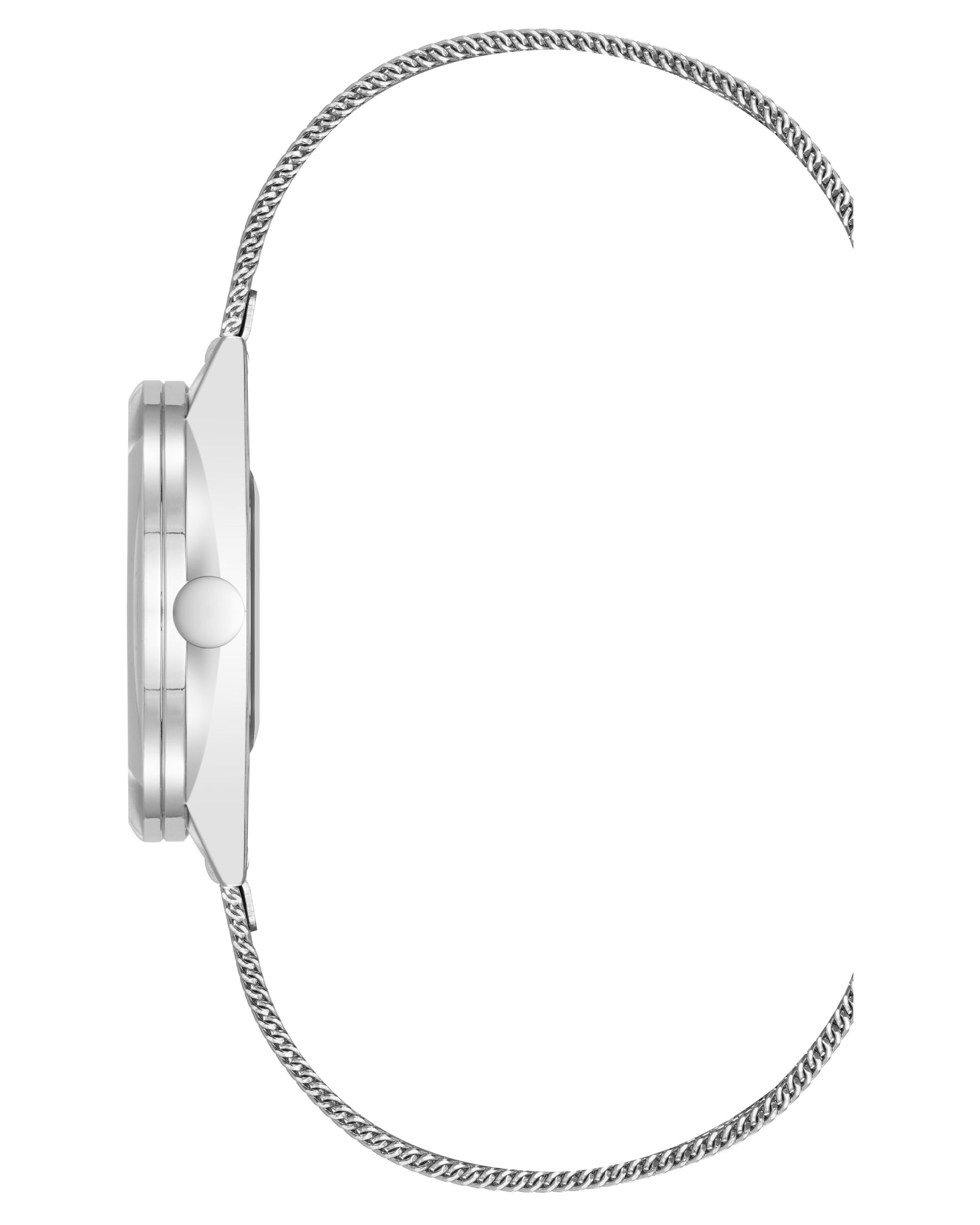 Round Case Mesh Bracelet Watch - Image 3