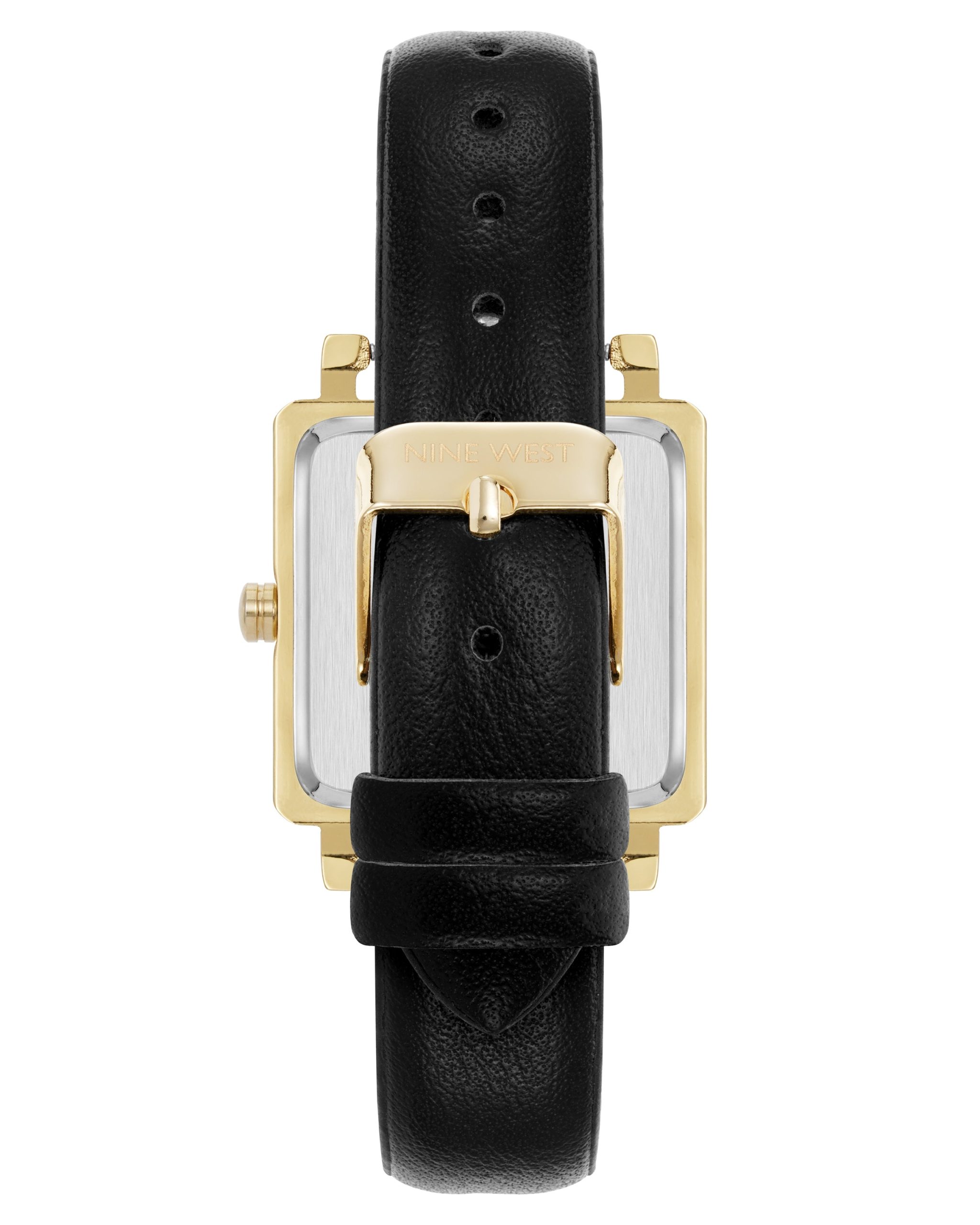 Square Strap Watch with Crystal Accents - Image 2