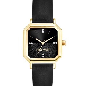 Octagonal Case Strap Watch