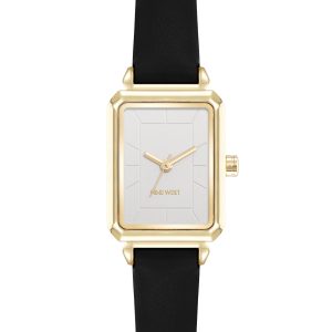 Petite Rectangular Case Strap Watch