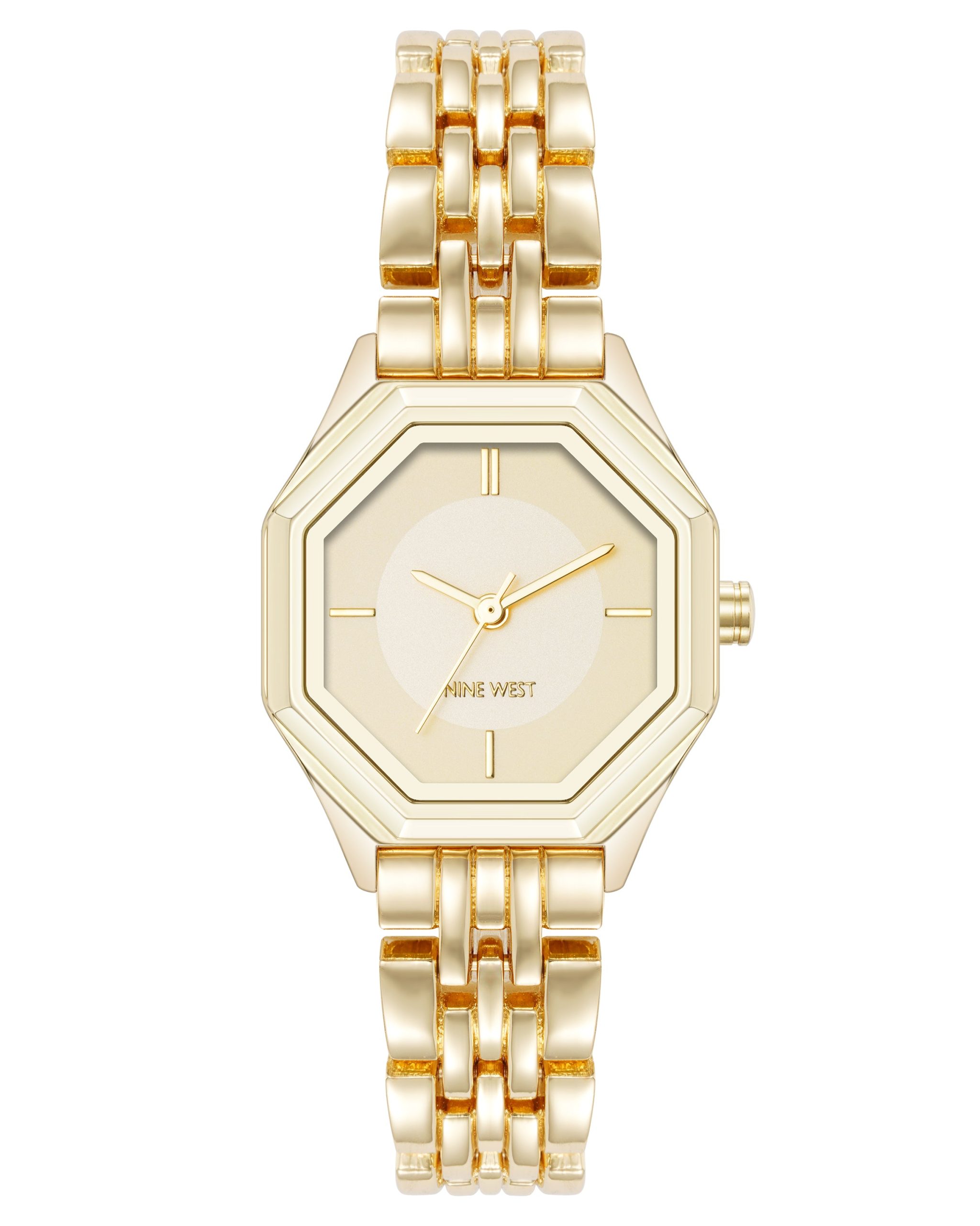 Timeless Octagonal Case Bracelet Watch