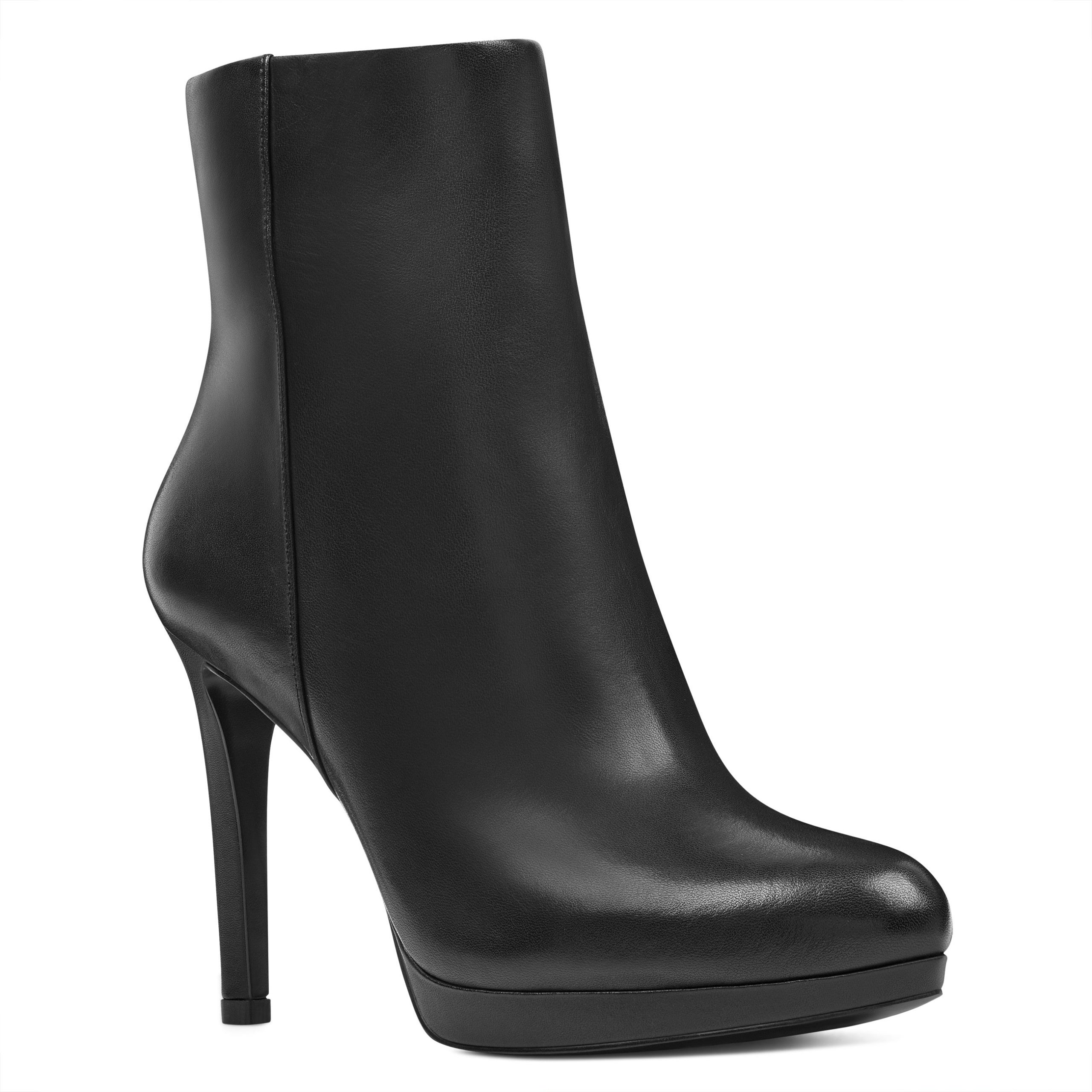 Quanette Platform Leather Booties - Image 2