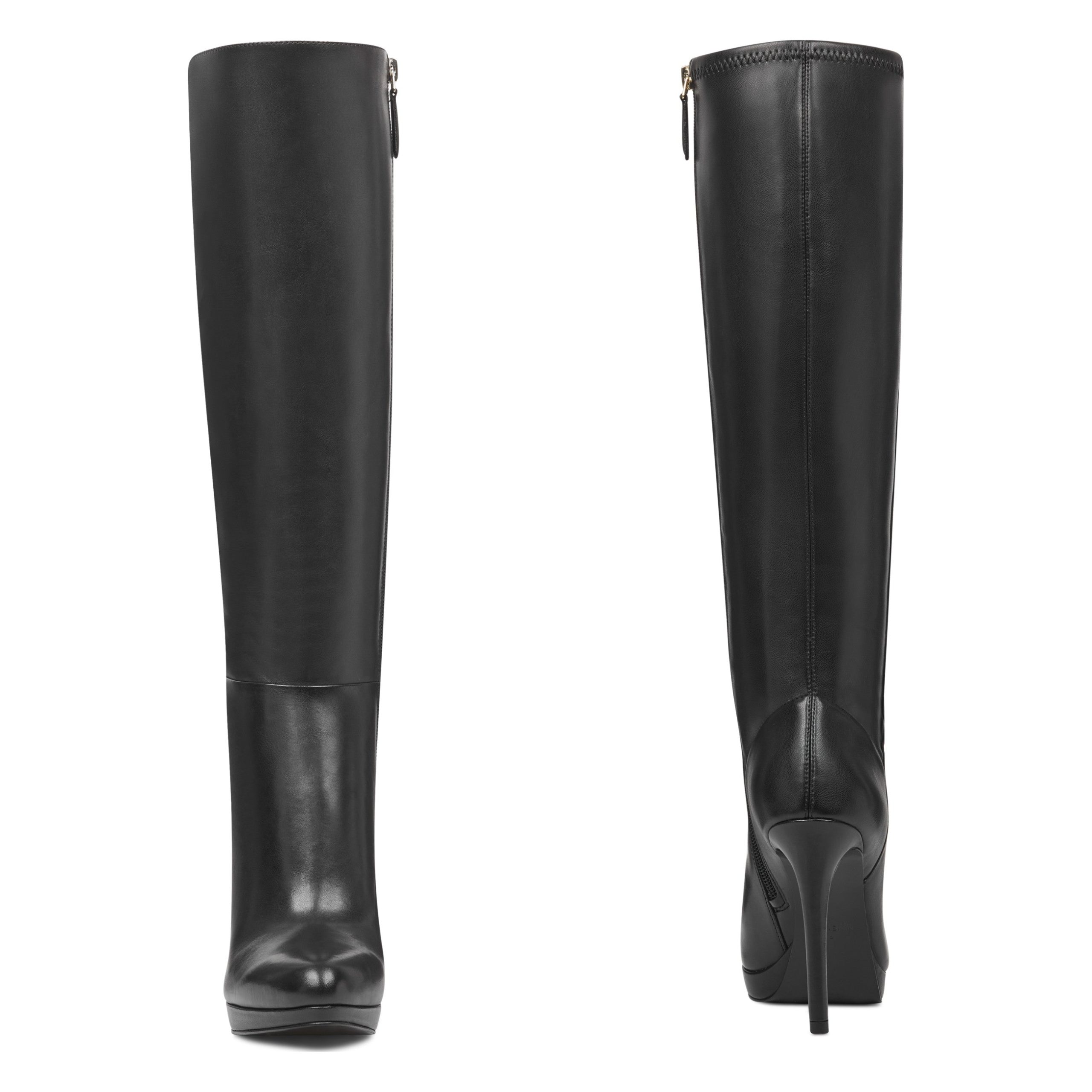 Quizme Platform Leather Boots - Image 5