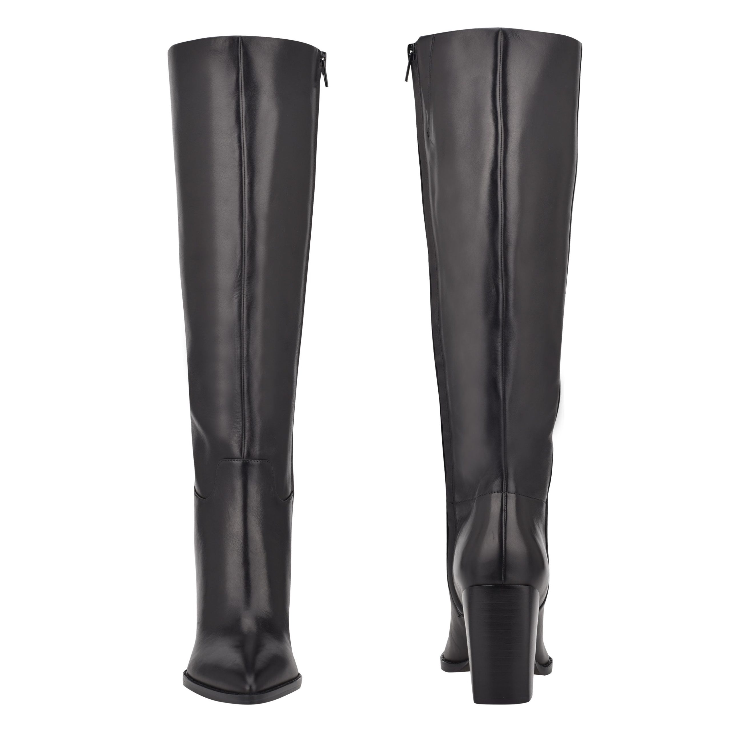 Brixe Heeled Leather Boots - Image 5