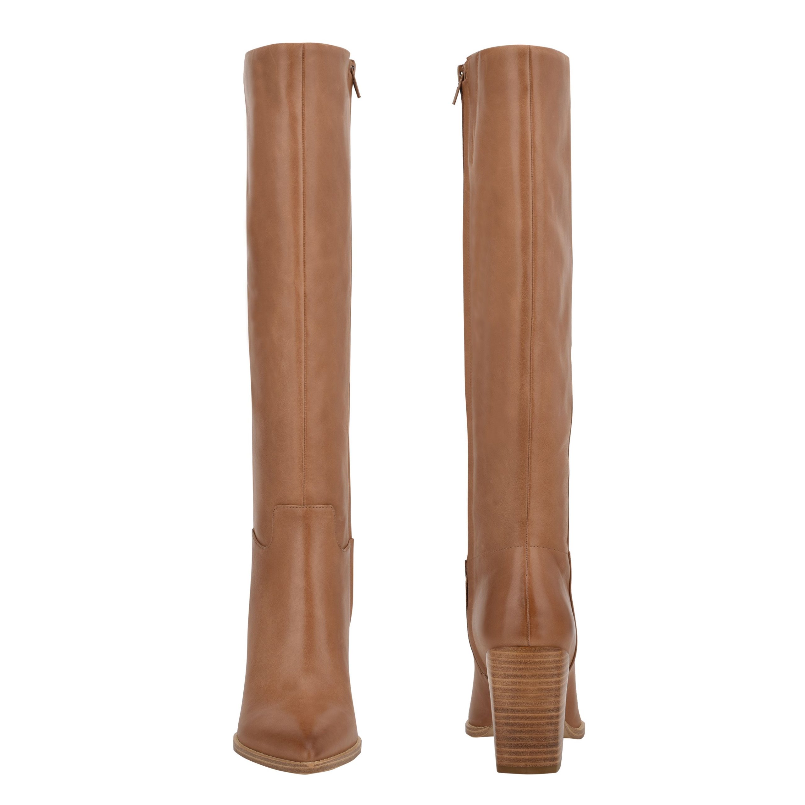 Brixe Heeled Leather Boots - Image 5