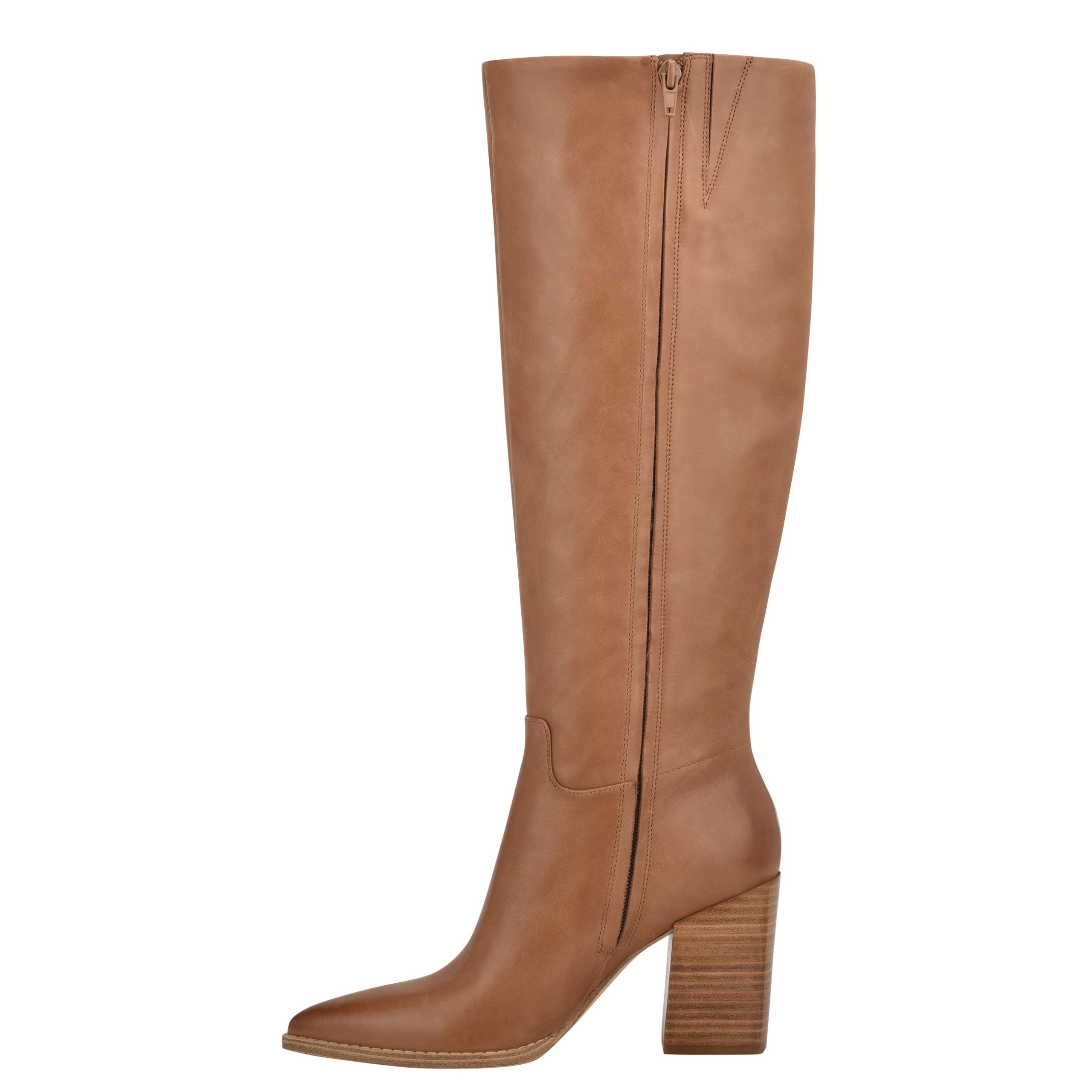 Brixe Heeled Leather Boots - Image 4