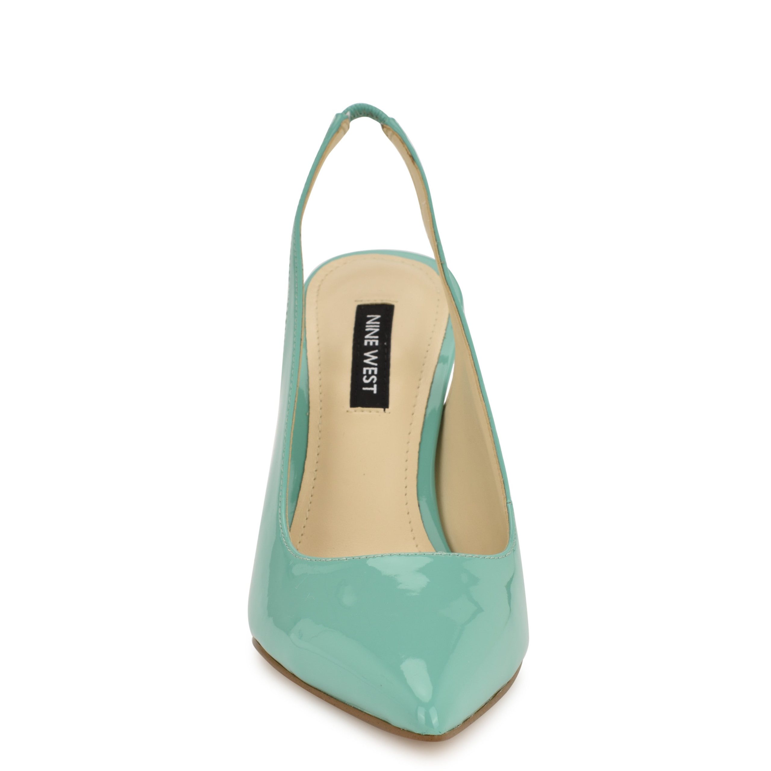 Feather Pointy Toe Slingback Pumps - Image 3