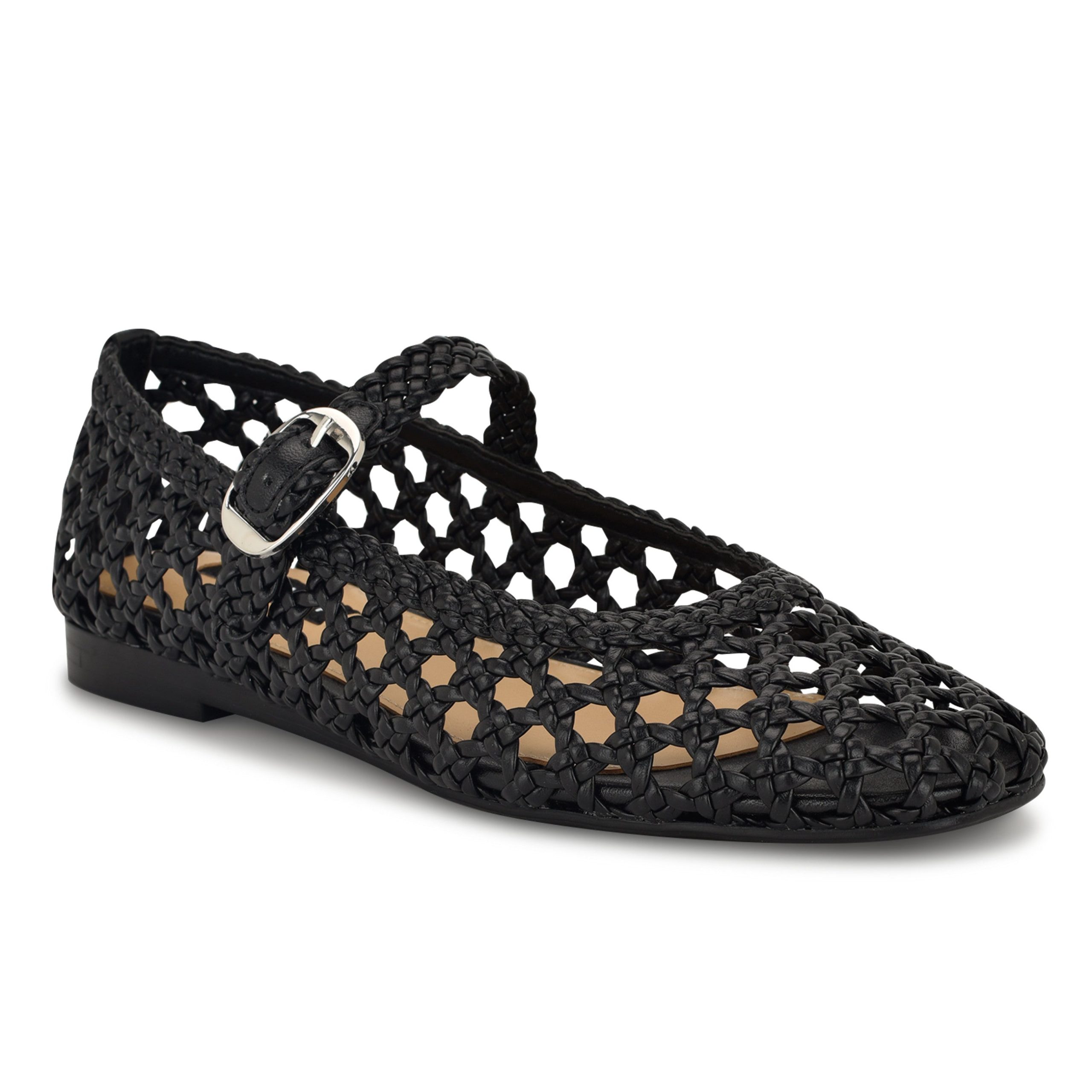 Halie Woven Mary Jane Flats - Image 2