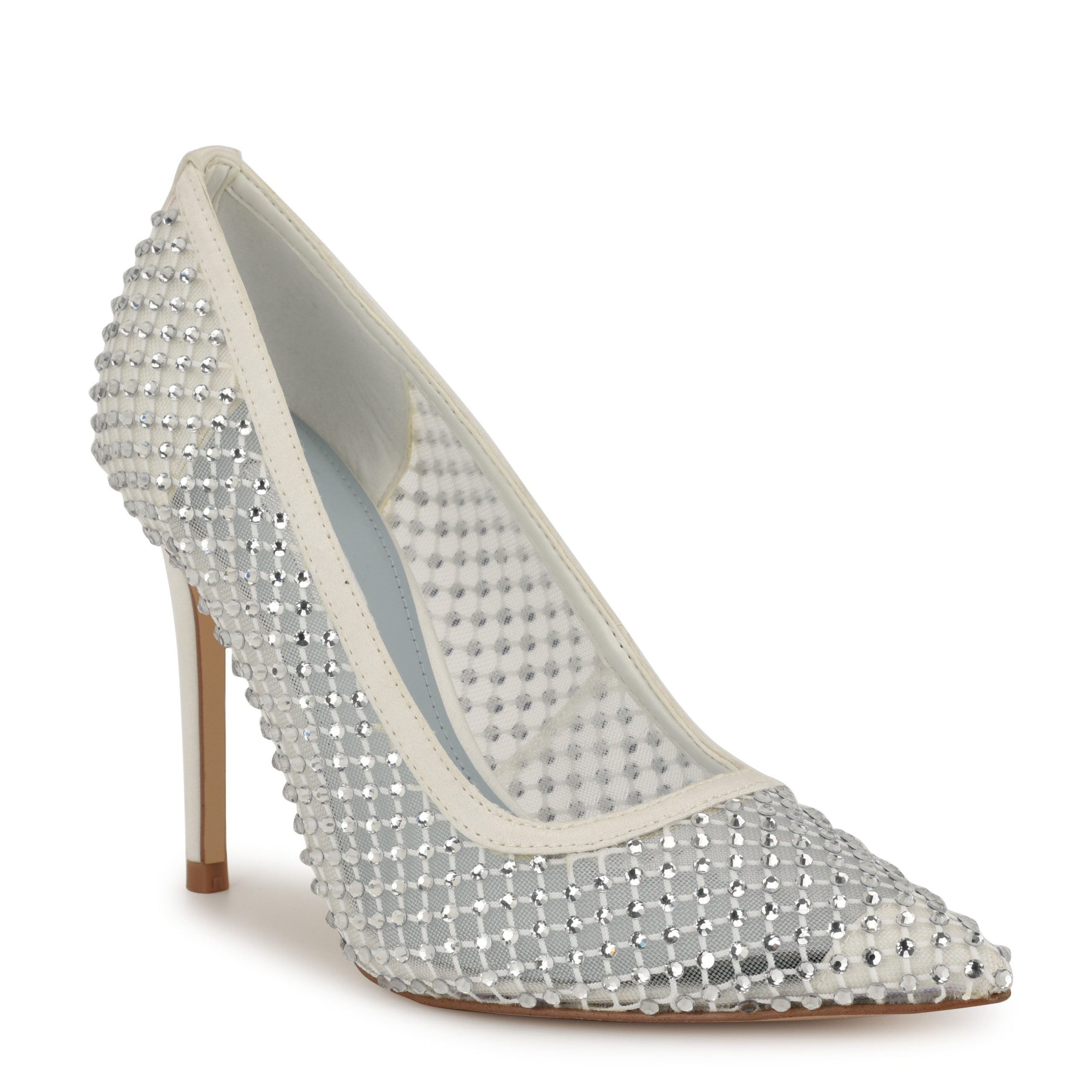 Freshe Rhinestone Mesh Pumps - Image 2
