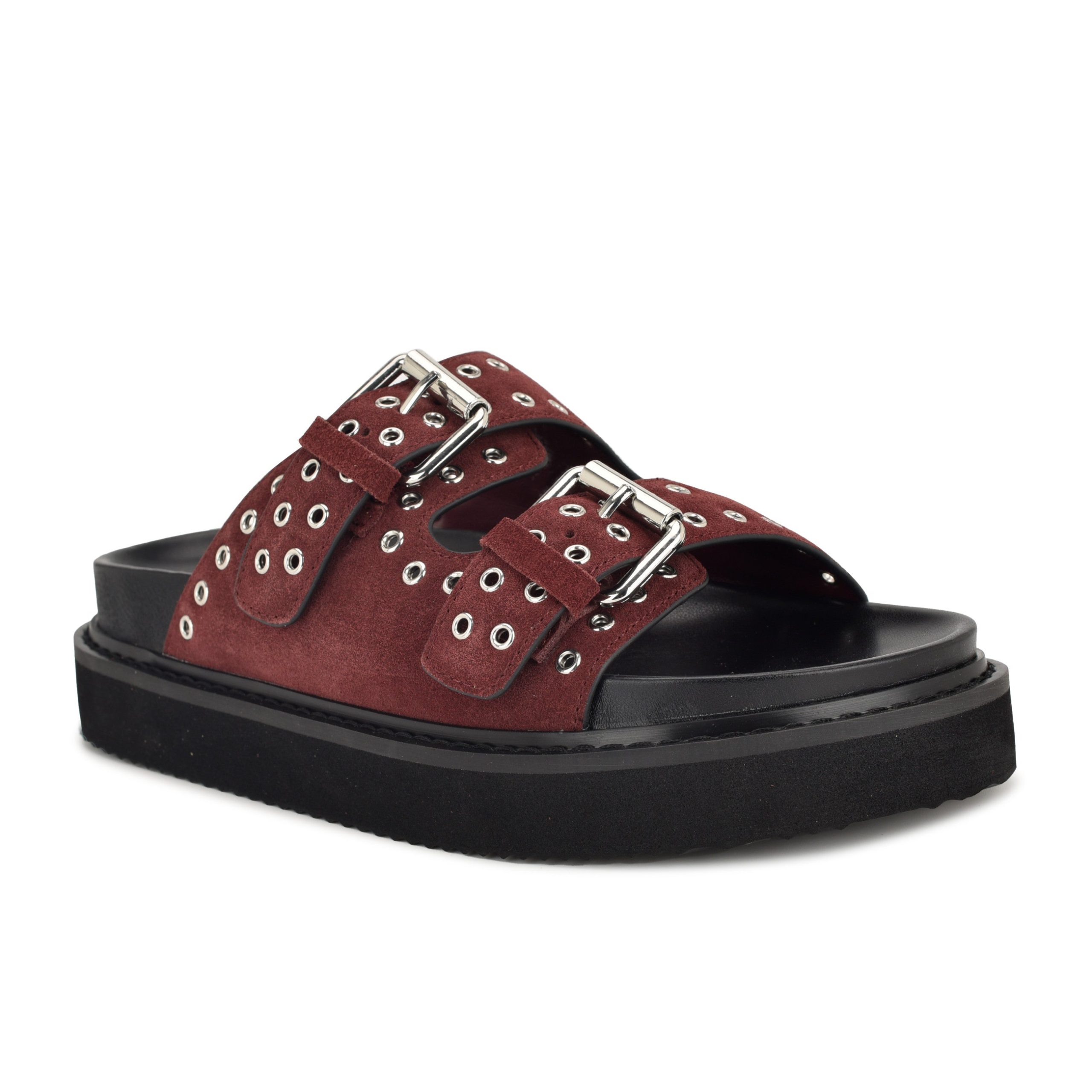 Eleny Buckle Slide Sandals - Image 2