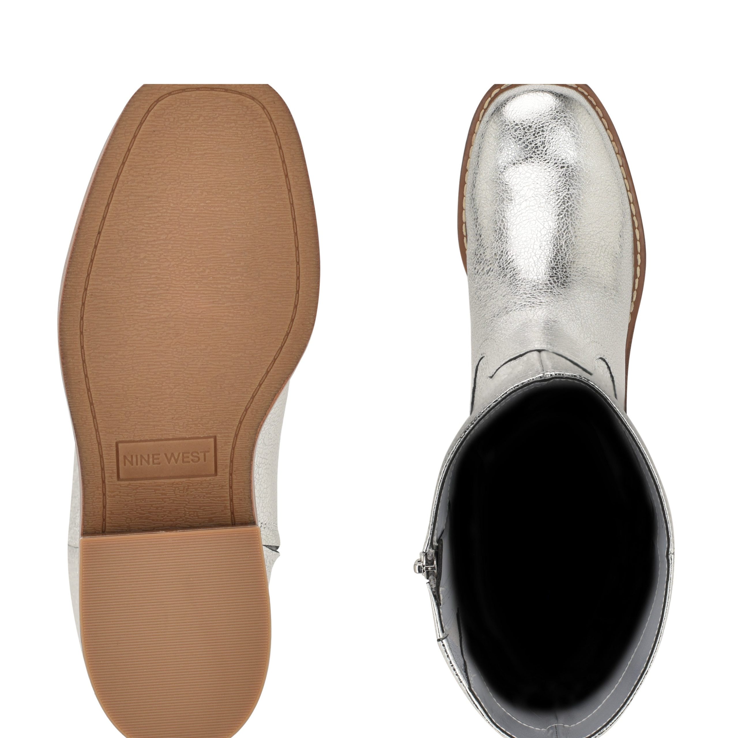 Broklyn Block Heel Casual Leather Boots - Image 7