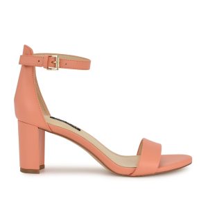 Pruce Ankle Strap Block Heel Sandals