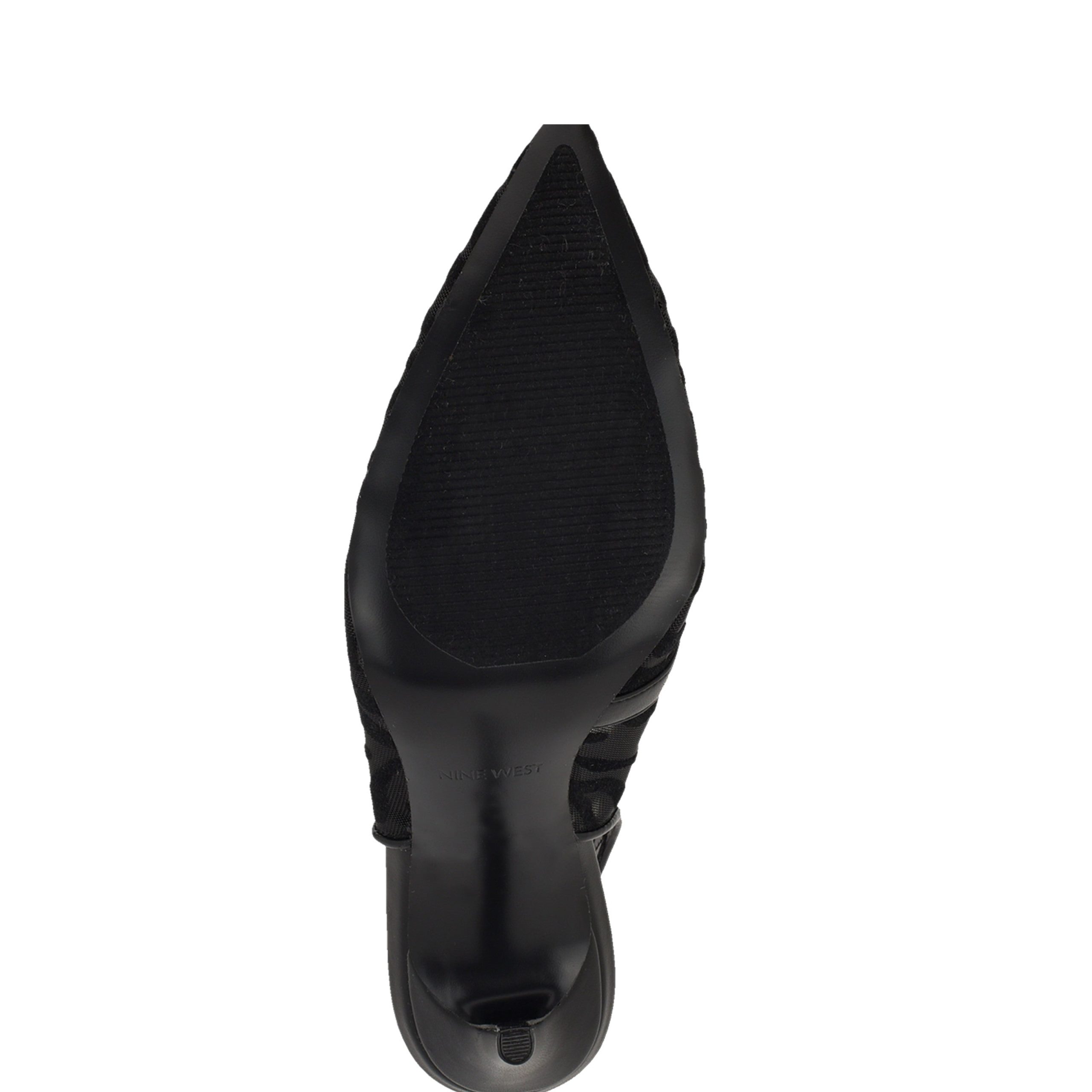 Feather Pointy Toe Slingback Pumps - Image 5