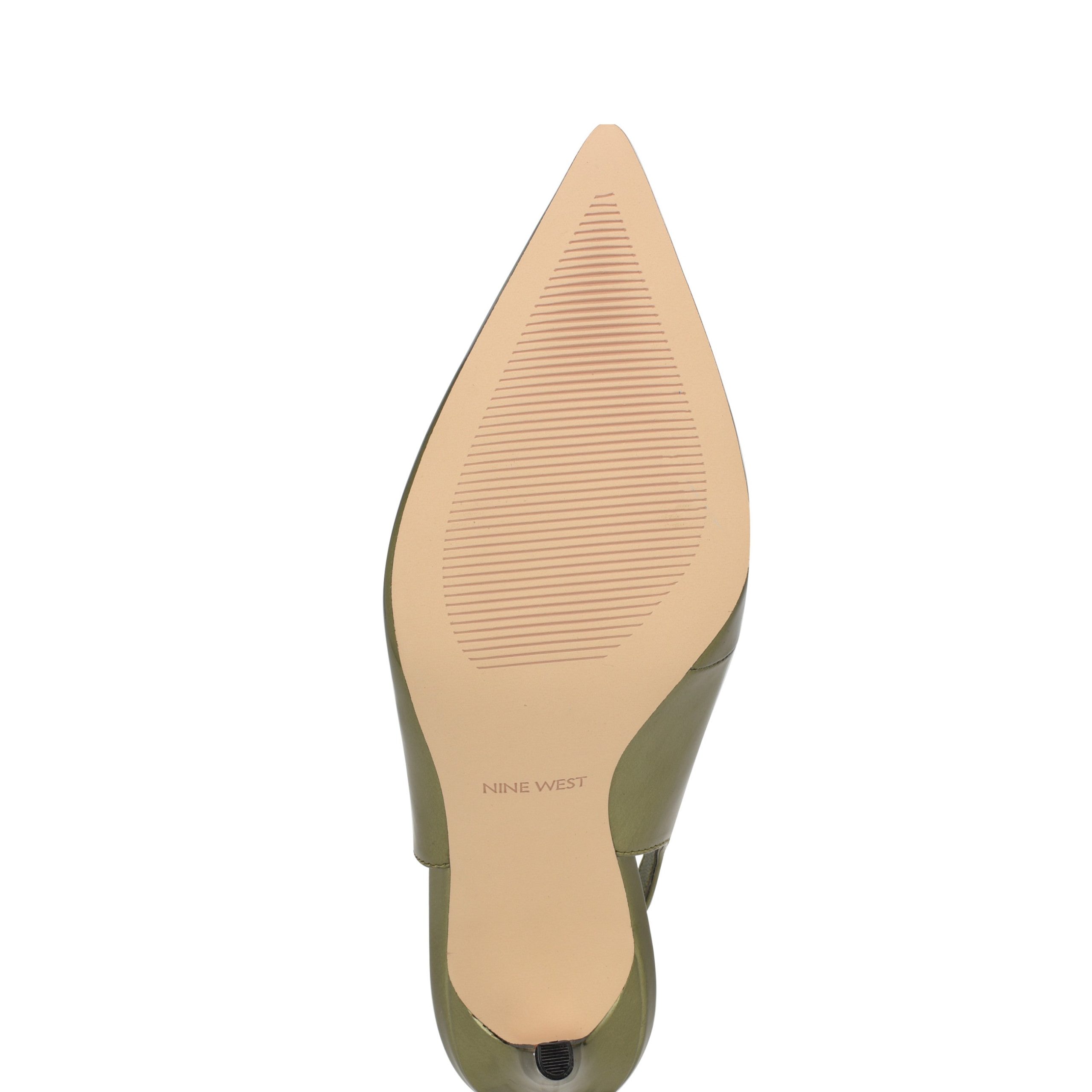 Feather Pointy Toe Slingback Pumps - Image 5