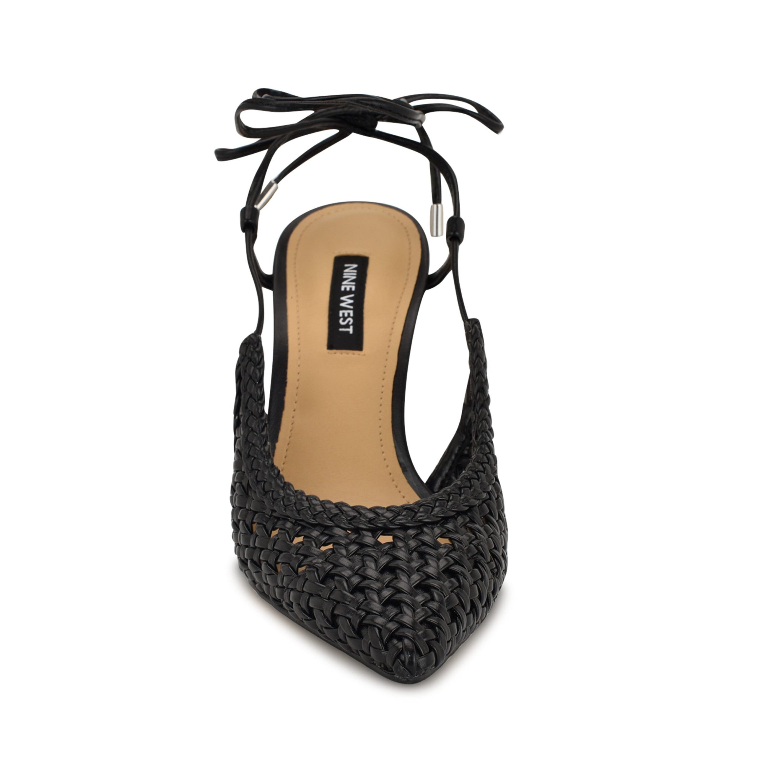 Fessla Woven Ankle Wrap Pumps - Image 3