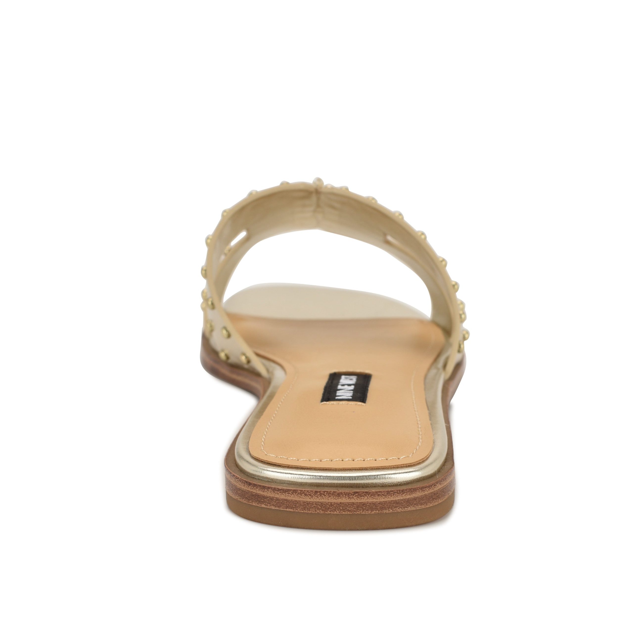 Giny Slip-On Flat Studded Sandals - Image 4