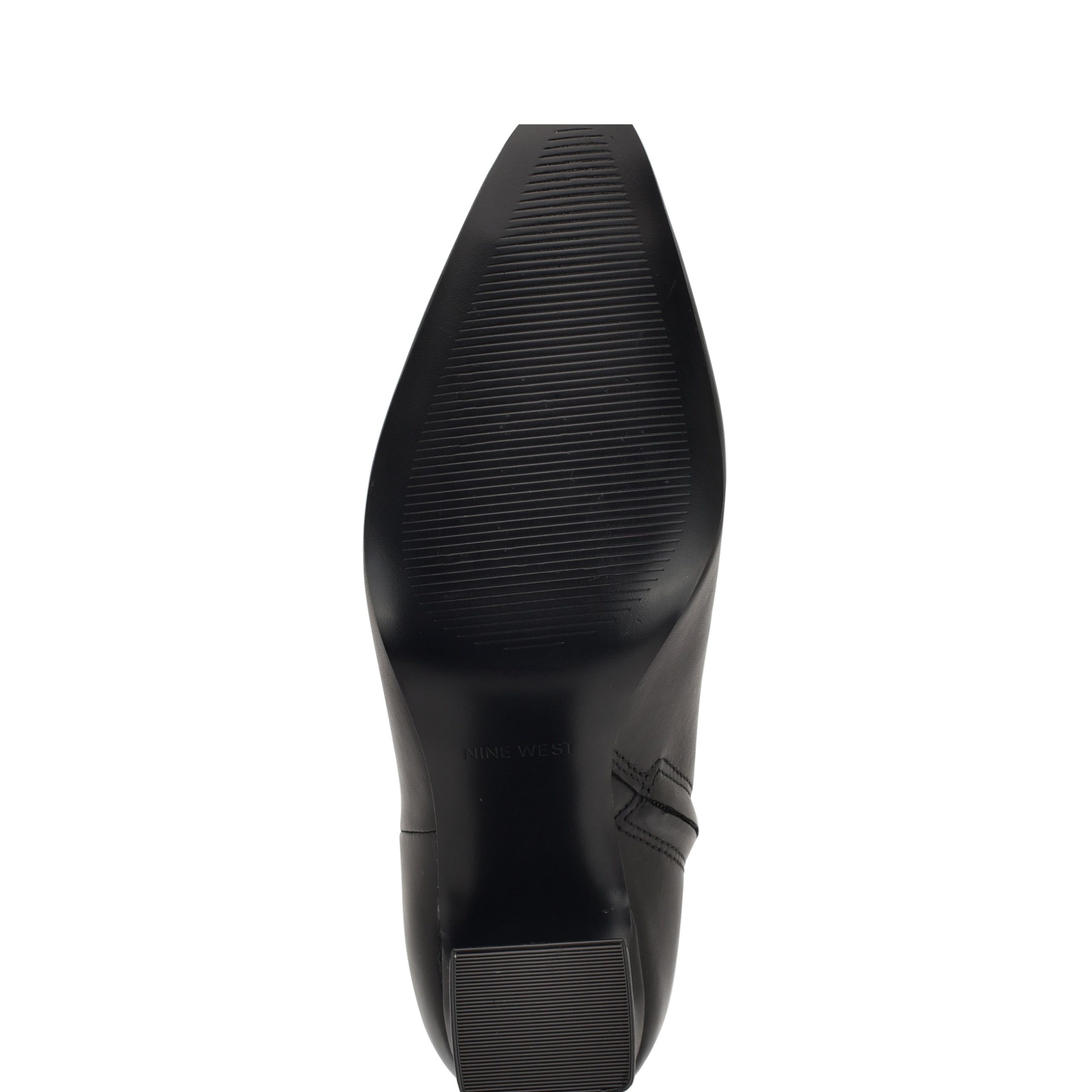 Reraye Block Heel Ankle Leather Booties - Image 5