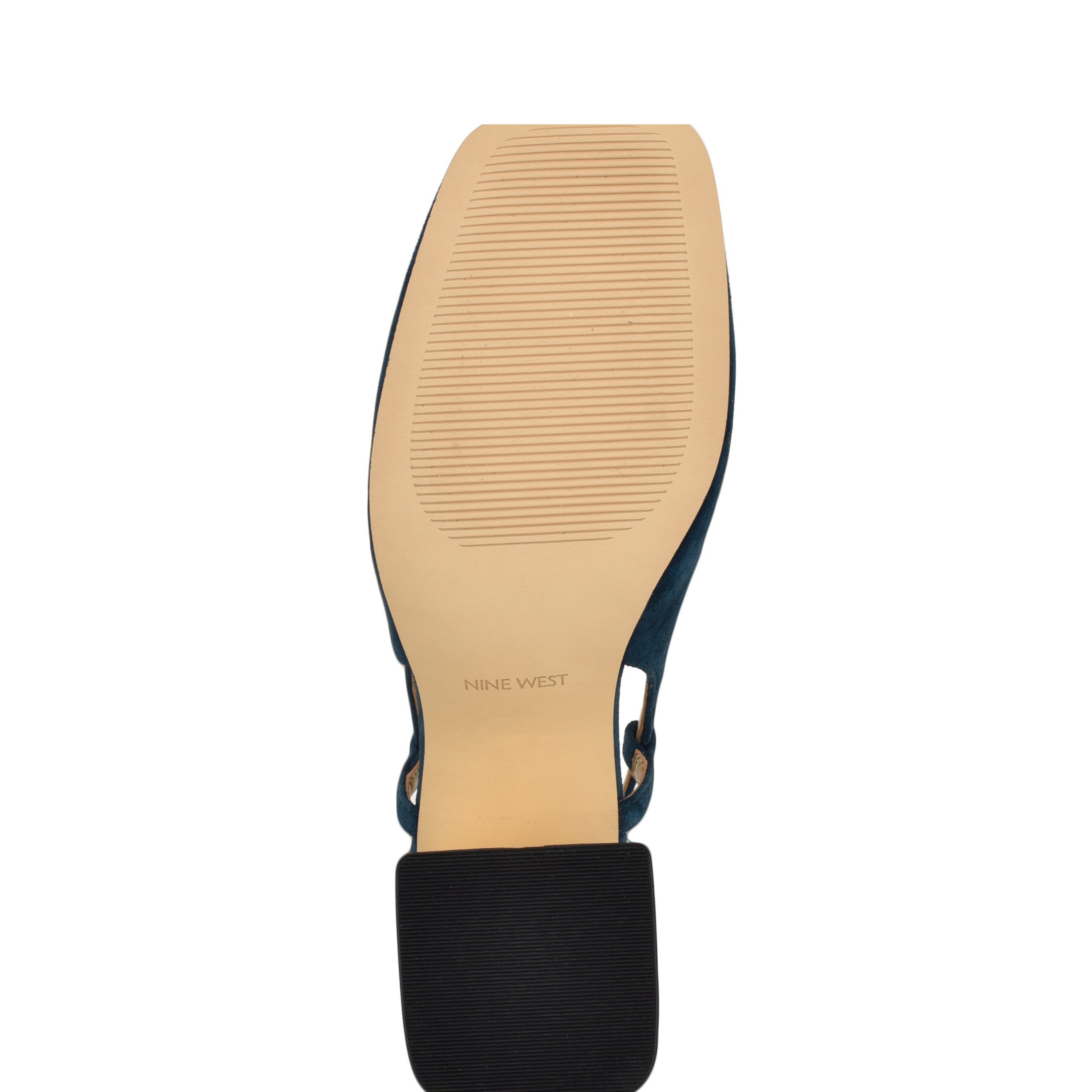 Cast Leather Block Heel Slingback Pumps - Image 5