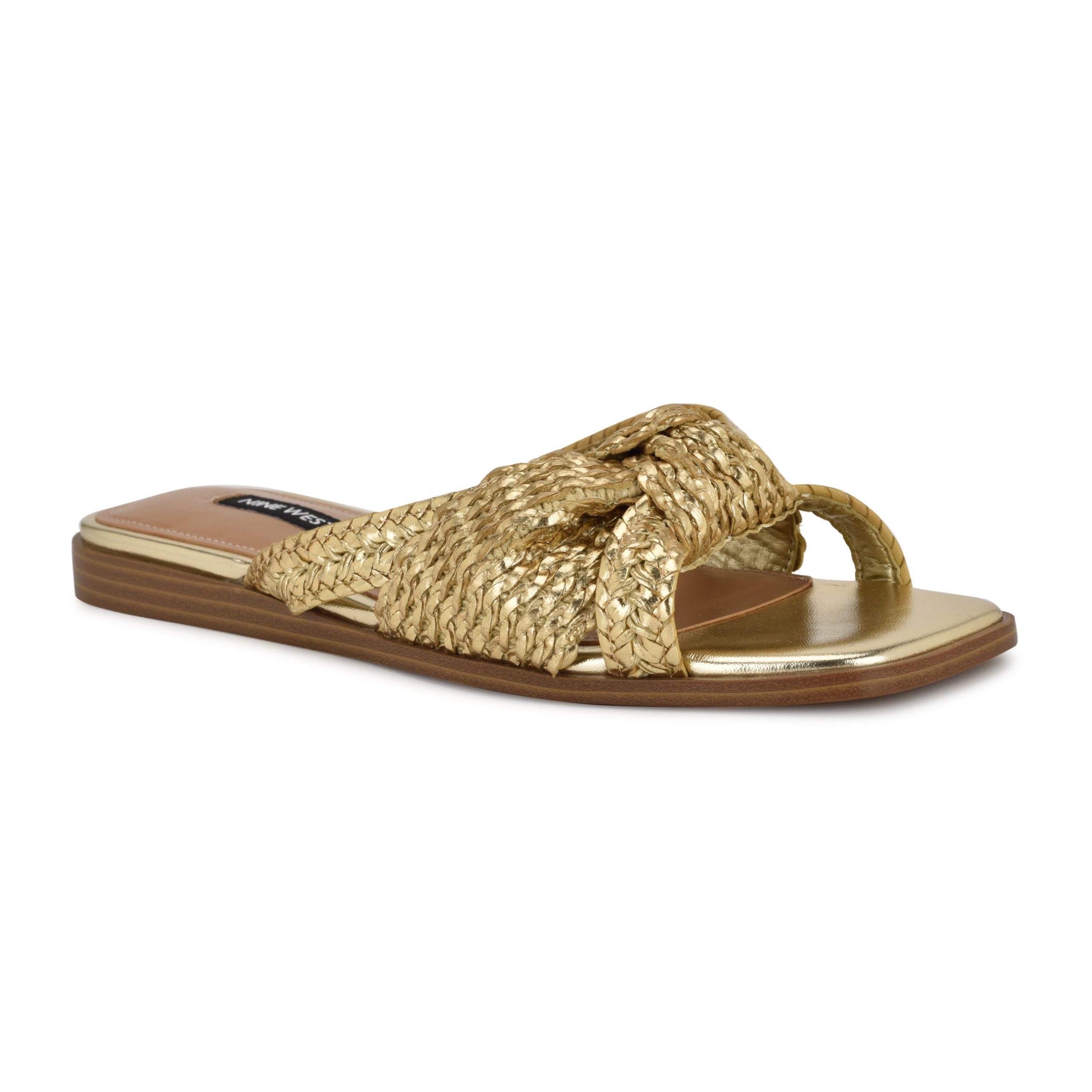 Omansa Flat Slide Sandals - Image 2