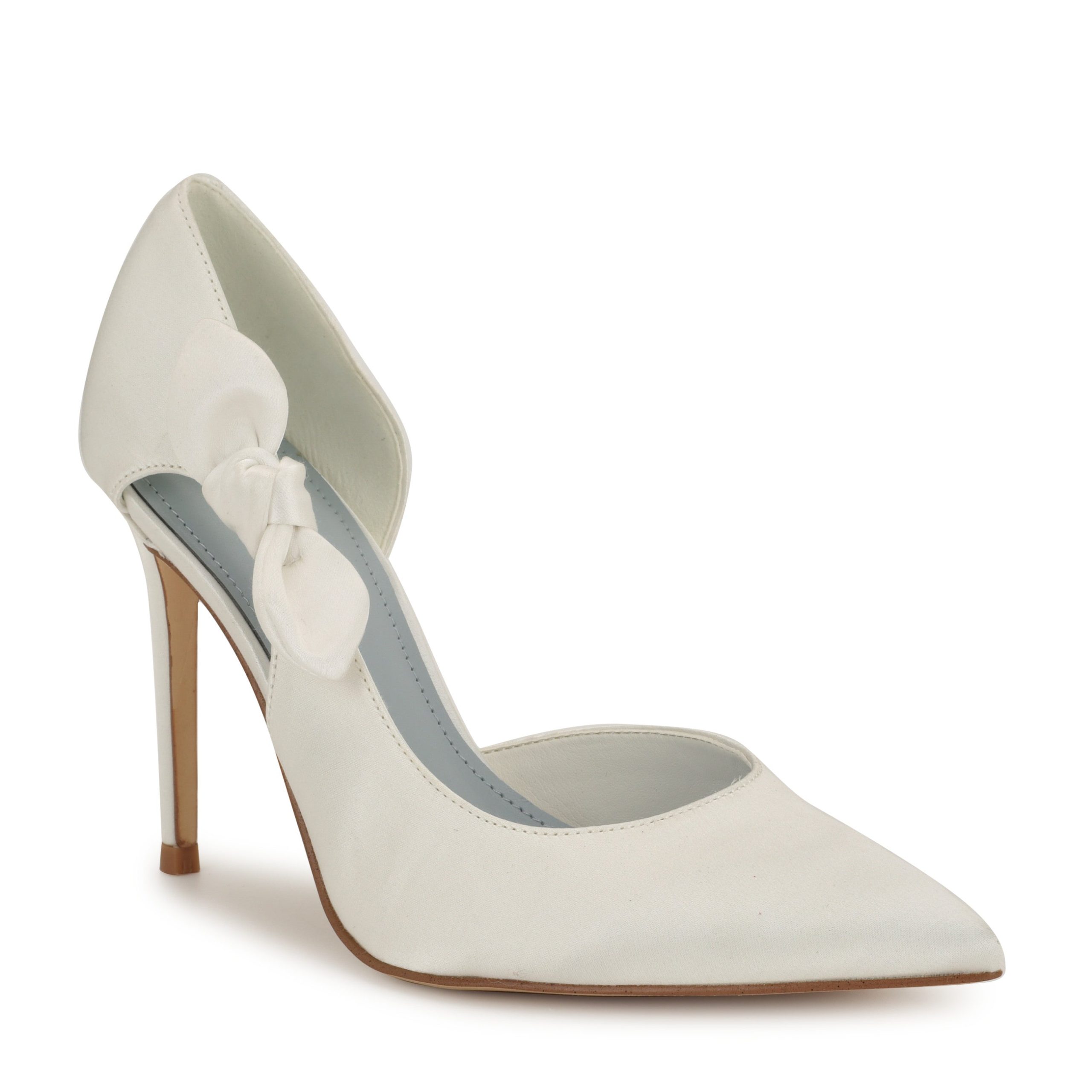 Fhalon Bow d'Orsay Pointy Toe Pumps - Image 2