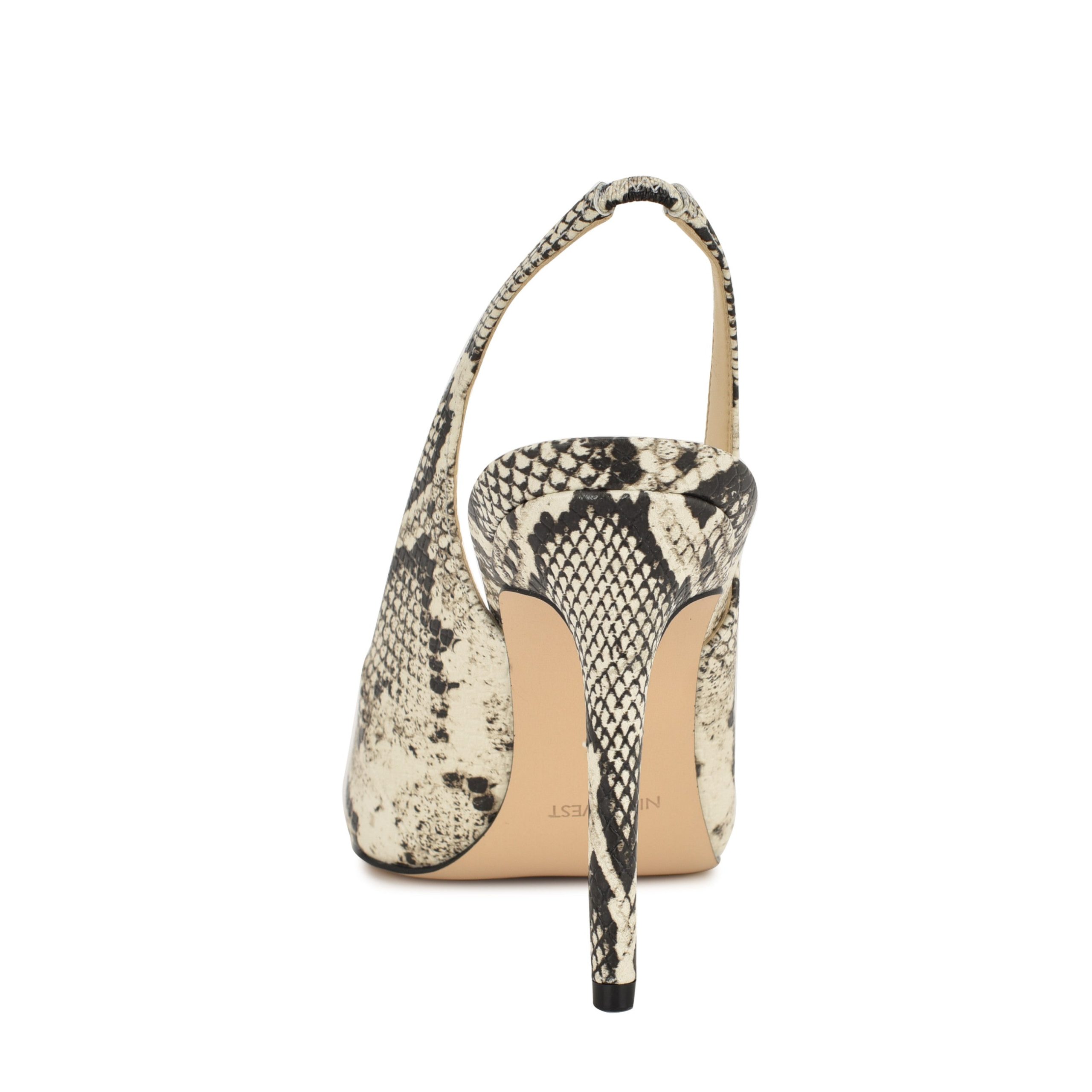 Feather Pointy Toe Slingback Pumps - Image 4